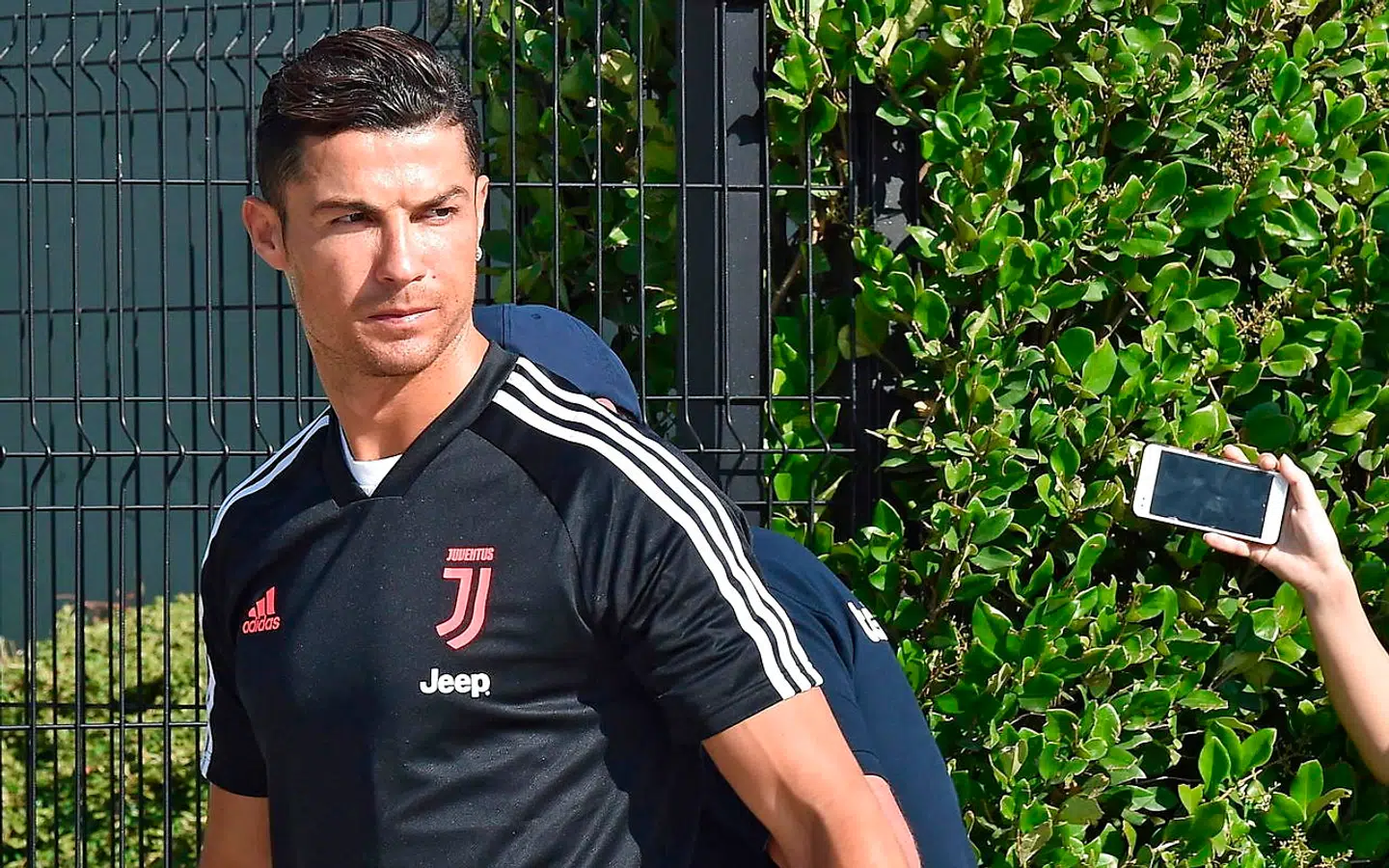 Cristiano Ronaldo er i øjeblikket på træningslejr med Juventus.