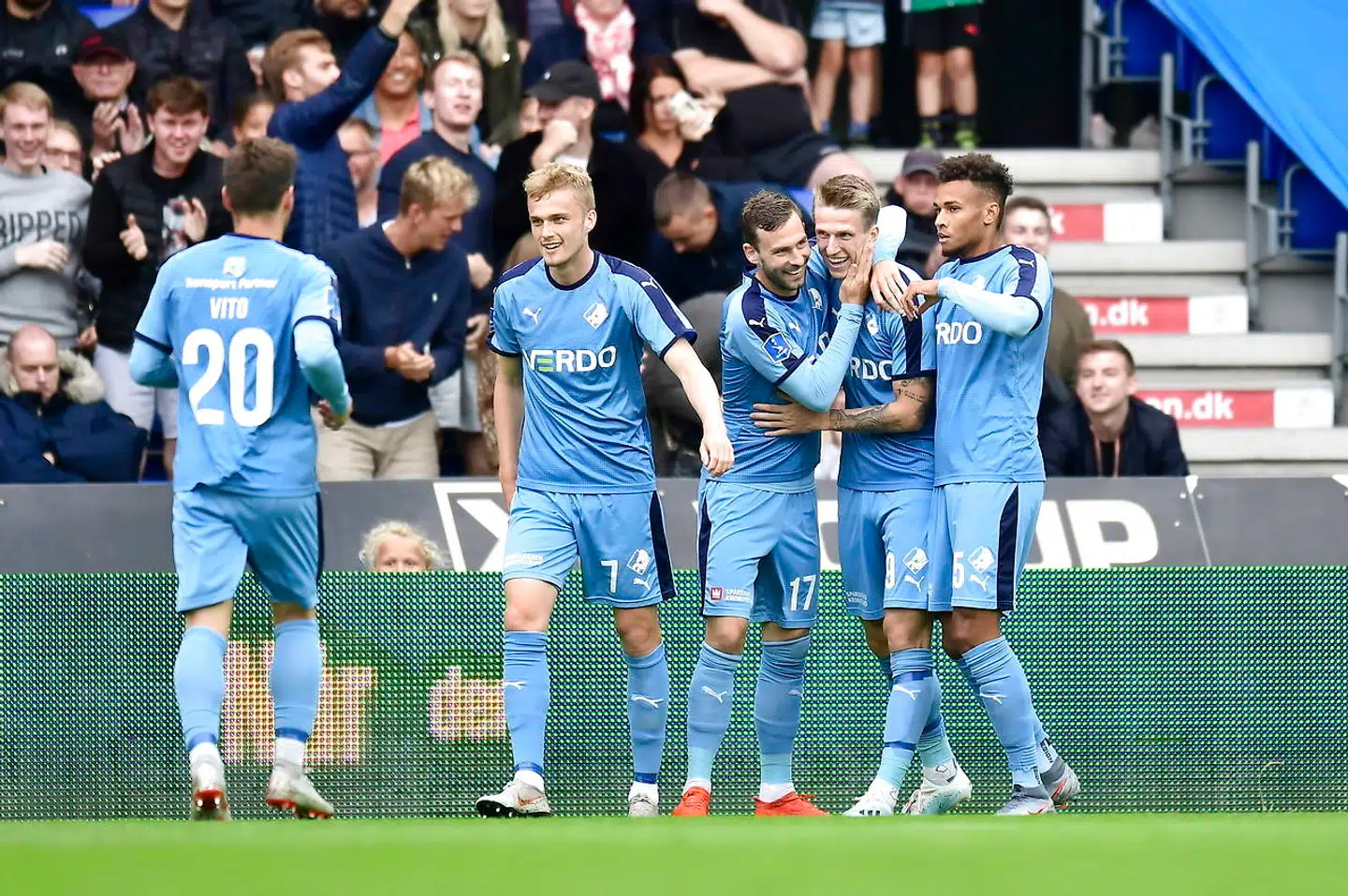 3F Superliga-kampen mellem Randers FC og Brøndby IF på Cepheus Park Randers, 21. juli 2019. (Foto: Bo Amstrup/Scanpix 2019)