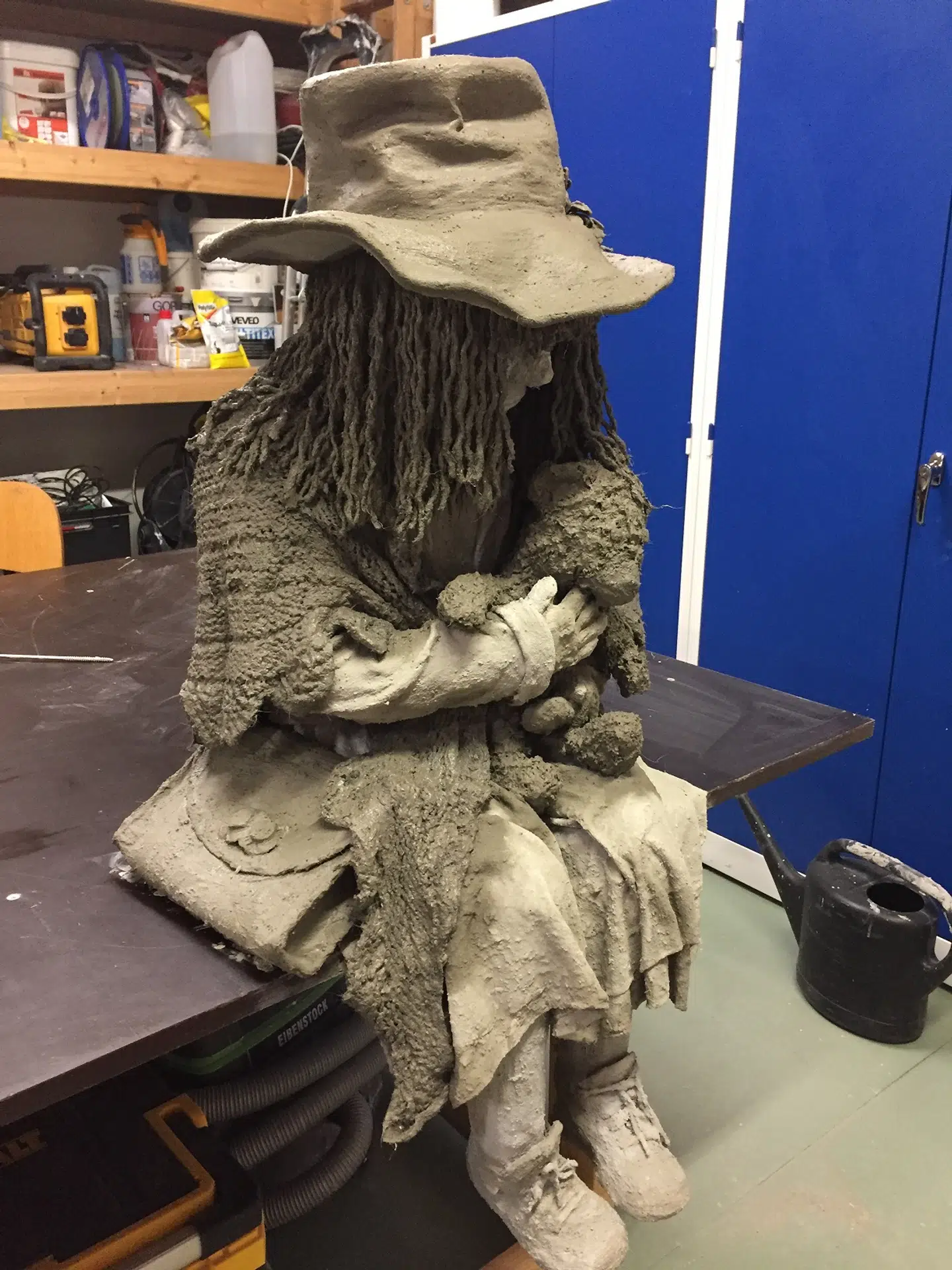 Har du set denne ret genkendelige dukke? (Privatfoto)