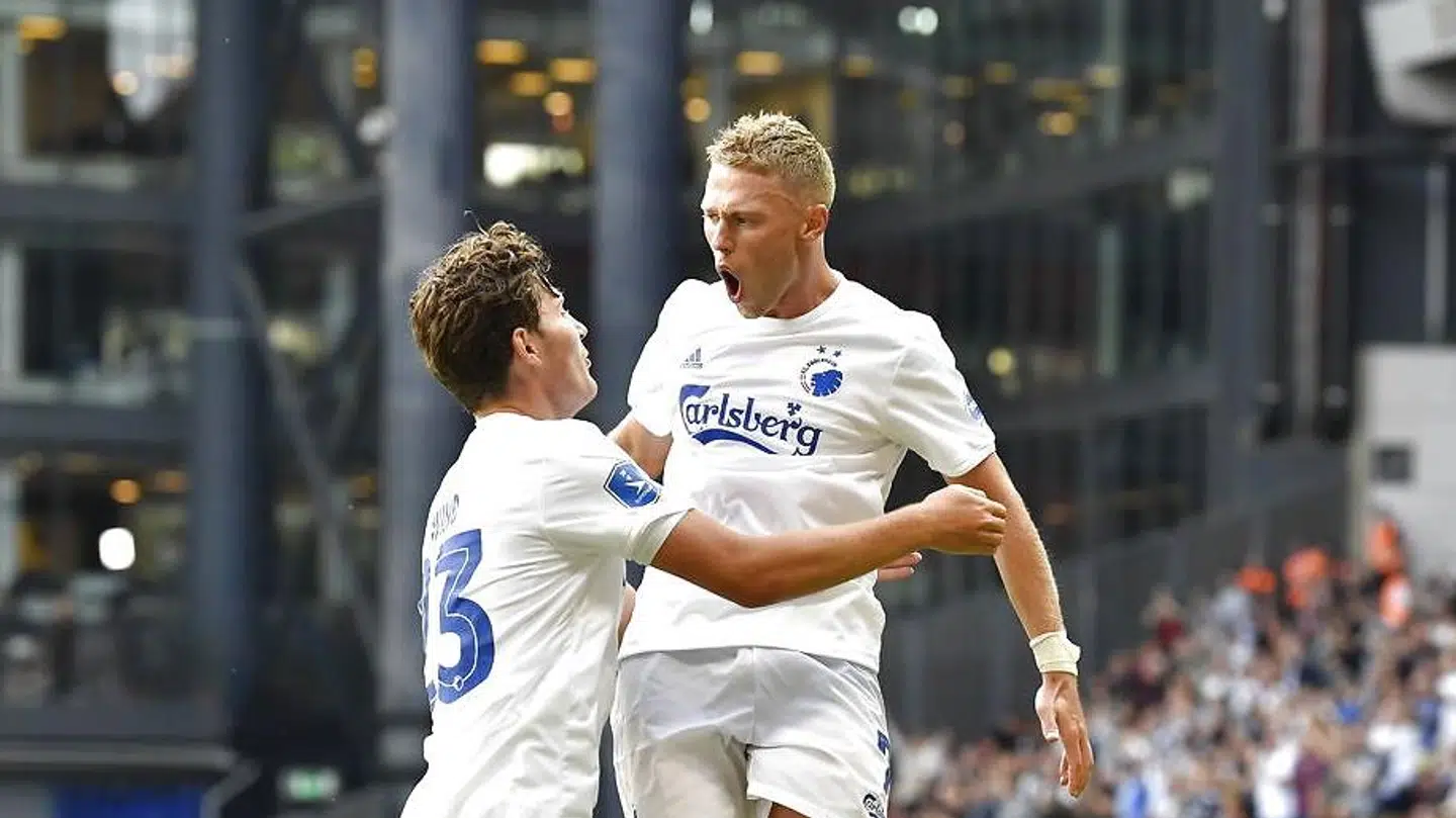 Viktor Fischer stod for assist til begge FCK-mål fredag aften.