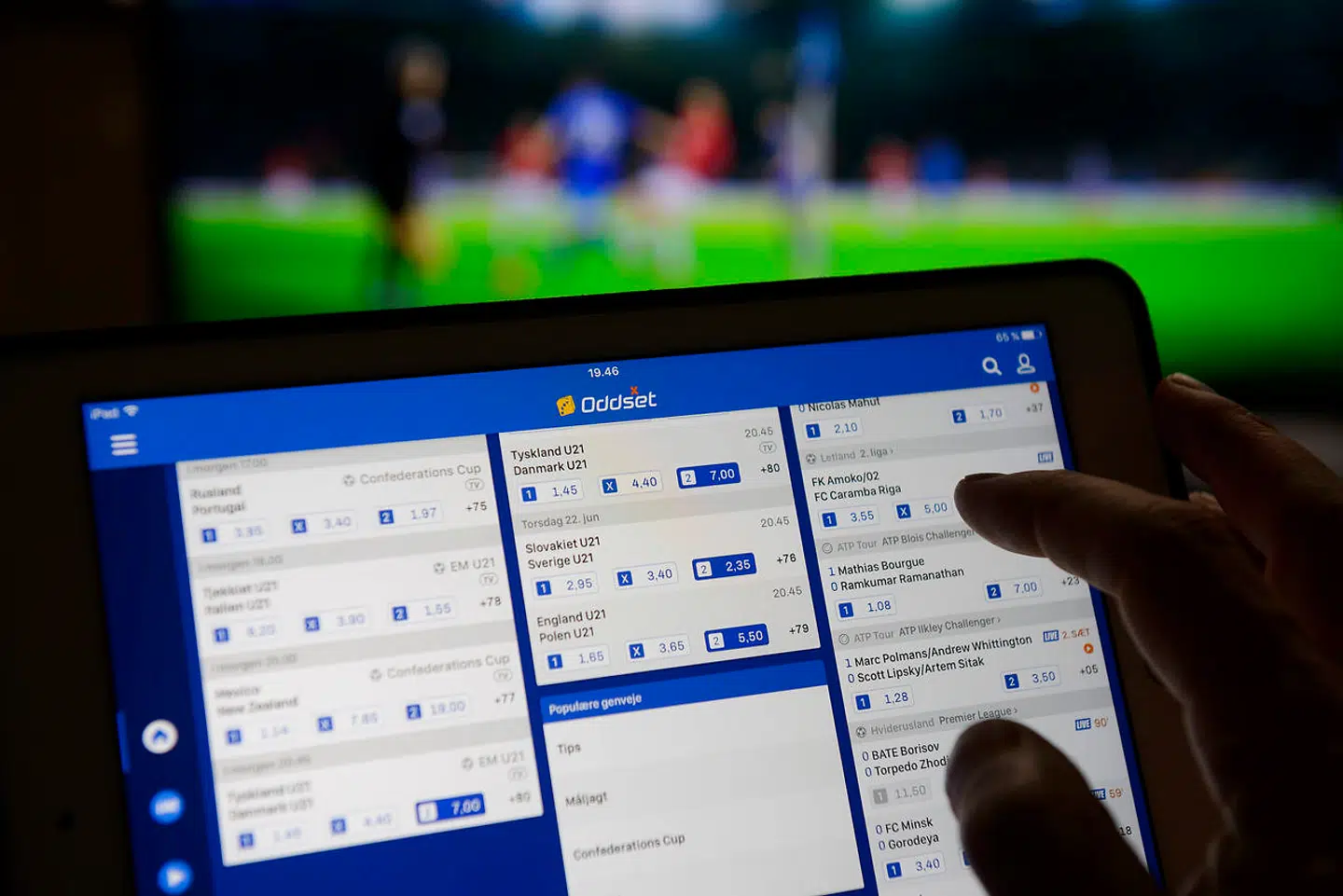 Oddset, Danske Spil.