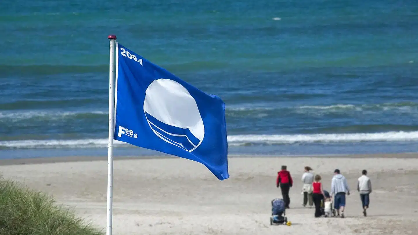 Arkiv: Det blå flag vejrer blandt andet over Tversted Strand.