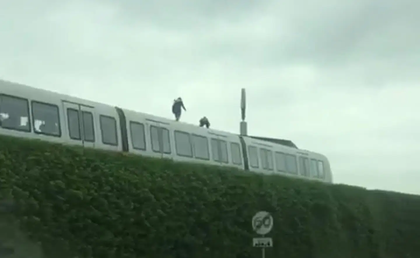 Metro Service tager stærkt afstand fra hændelsen, da hændelsen kunne være gået galt. Foto: Mathias Øgendal.