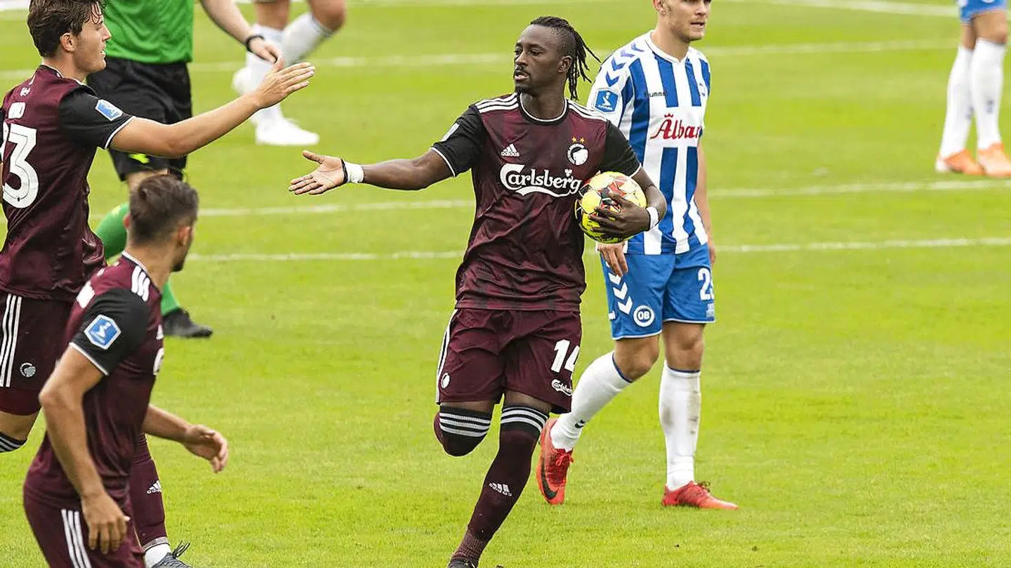 N'Doye var kampens spiller i Odense.