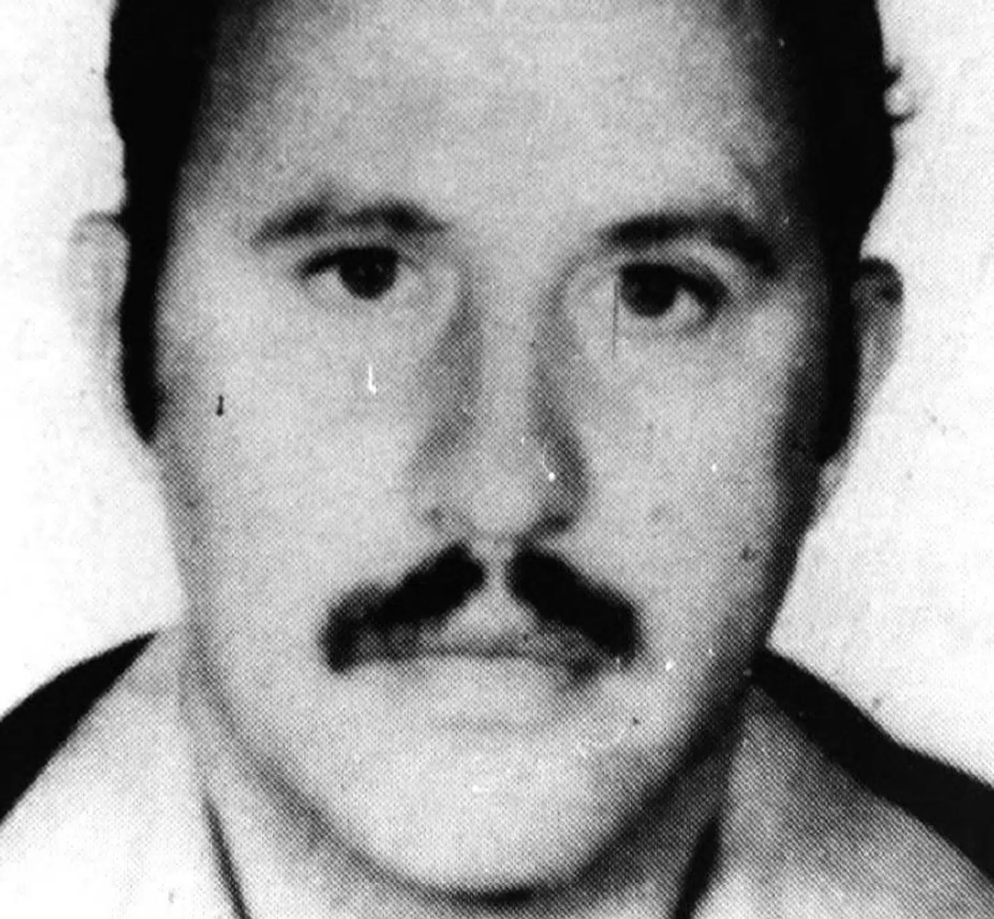 Et gammelt politi-foto fra 1992 af Roberto Escobar Gaviria, bror til Pablo Escobar.