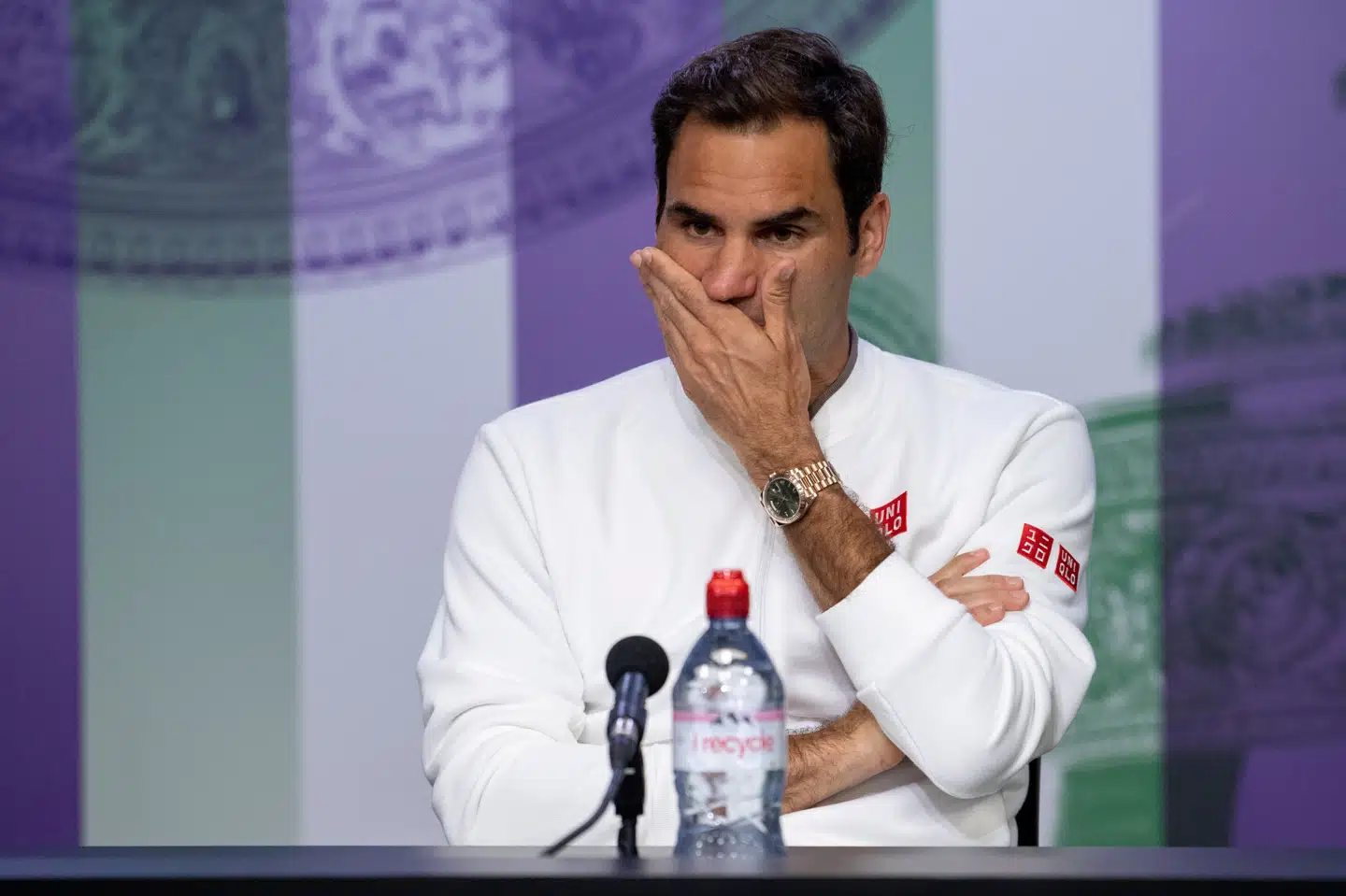 Roger Federer vandt 14 point mere end Novak Djokovic, men tabte alligevel kampen. Pool/Reuters