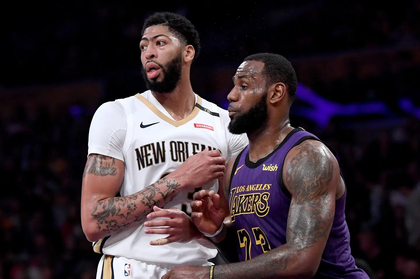 Anthony Davis og LeBron James bliver holdkammerater i Los Angeles Lakers fra næste sæson.