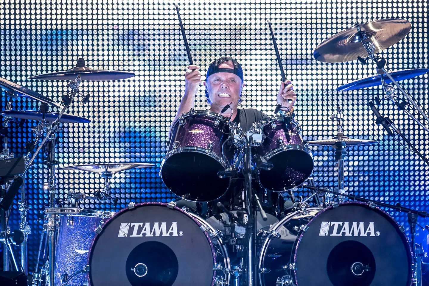 Lars Ulrich og Metallica i Parken, København, torsdag den 11. juli 2019.