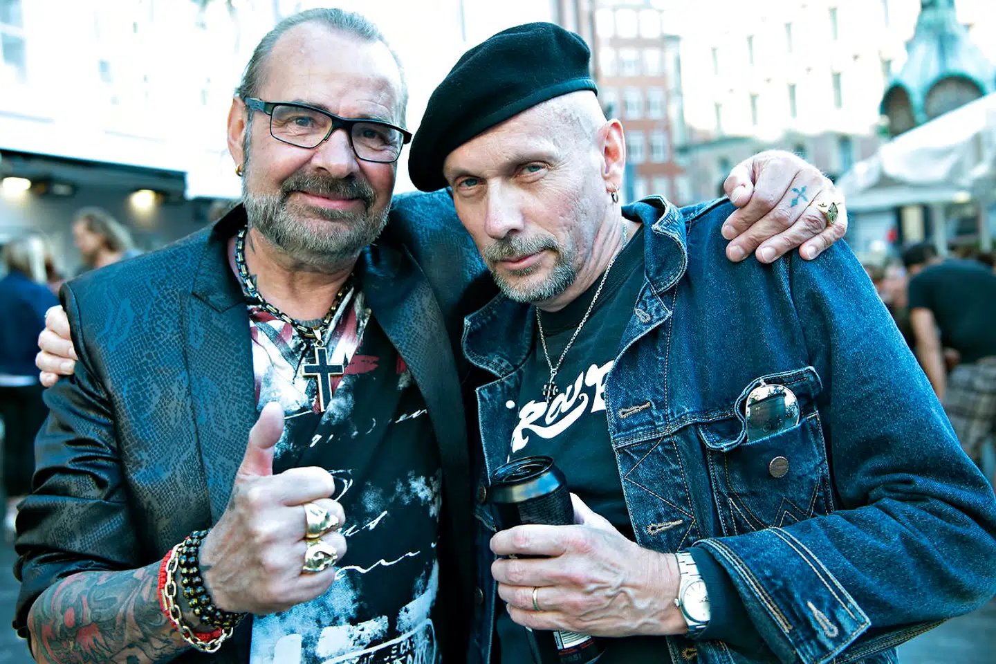 Ken Antony og Peter Béliath er to af dansk heavy metals tunge drenge. De har netop holdt foredrag om Metallica på Skaal.