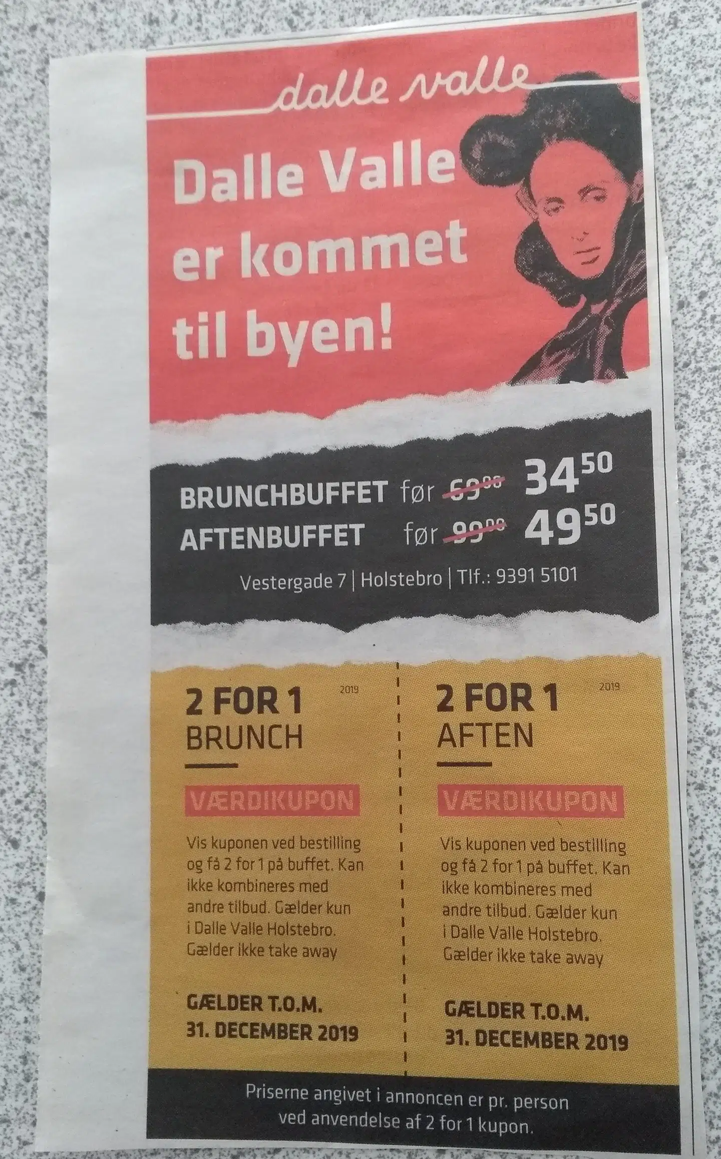 Da Inga Jensen afleverede kuponen, fik hun at vide, at maden var 10 kroner dyrere, end det fremgår af kuponen.