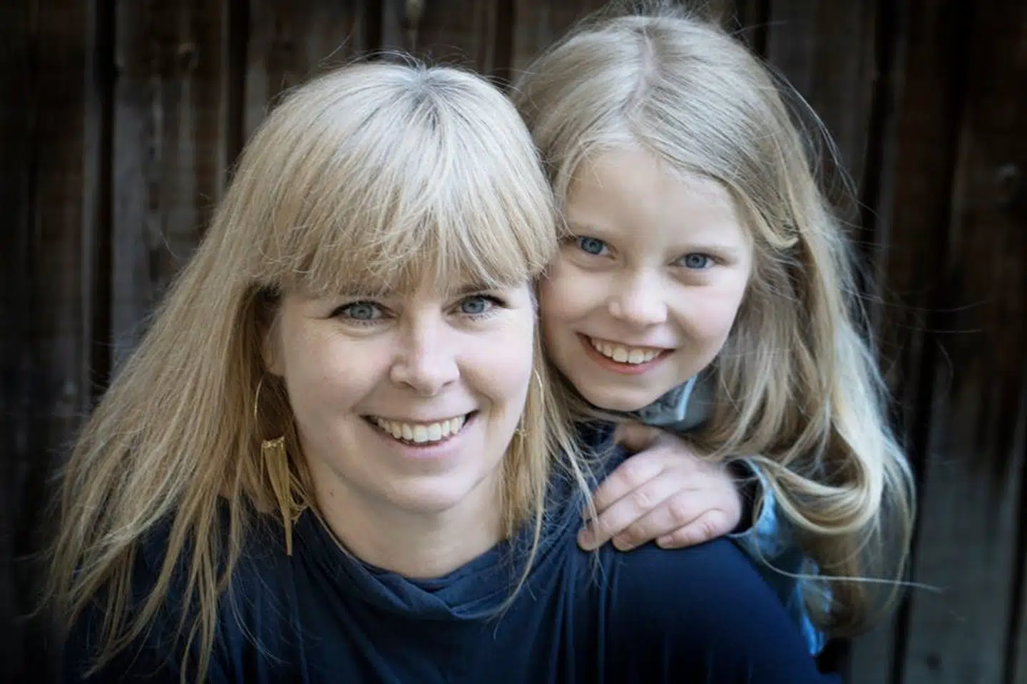 Pia Olsen og datteren Klara på 11 år.