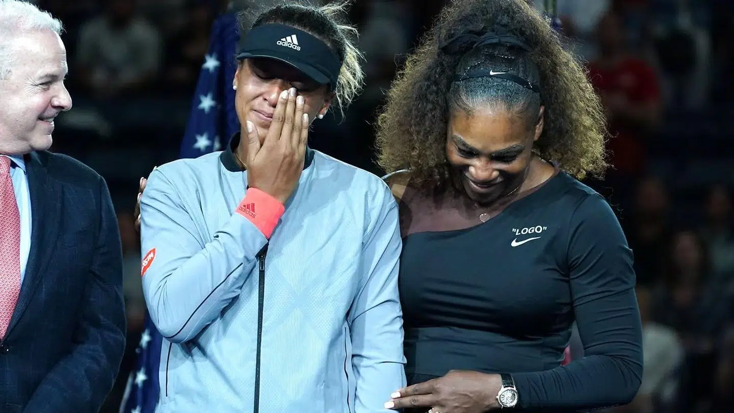Naomi Osaka var tydeligt berørt efter finalen.