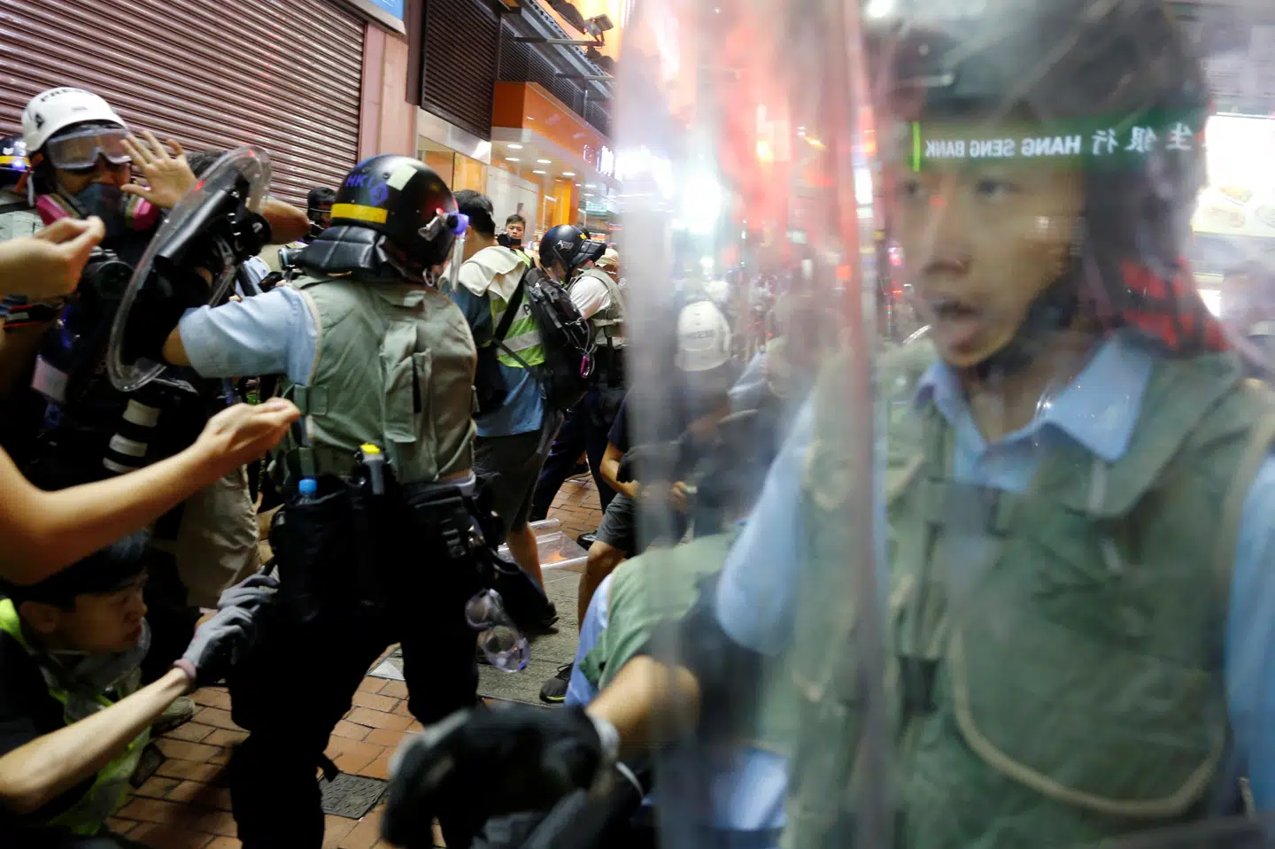 Det førte til store protester i området Mong Kok i Hongkong, da et lovforslag af borgere til retsforfølgelse i Kina blev præsenteret. (arkivfoto) Thomas Peter/Reuters