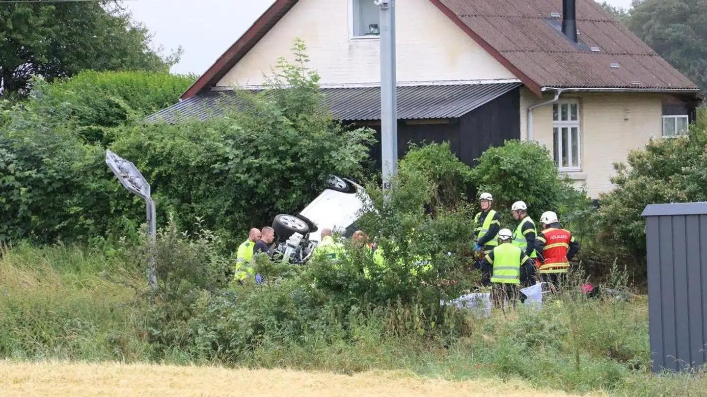 En far og hans søn mistede lørdag livet i en ulykke med letbanen. Foto: ØXENHOLT FOTO