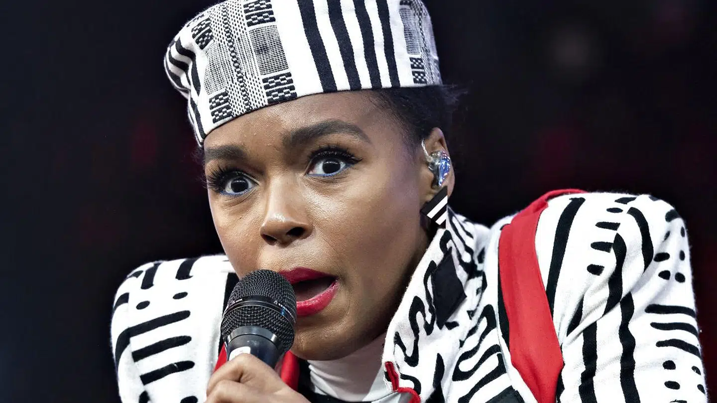 Roskilde Festival 2019. Den amerikanske sangerinde Janelle Monáe på Orange Scene under Roskilde Festival lørdag den 6. juli 2019