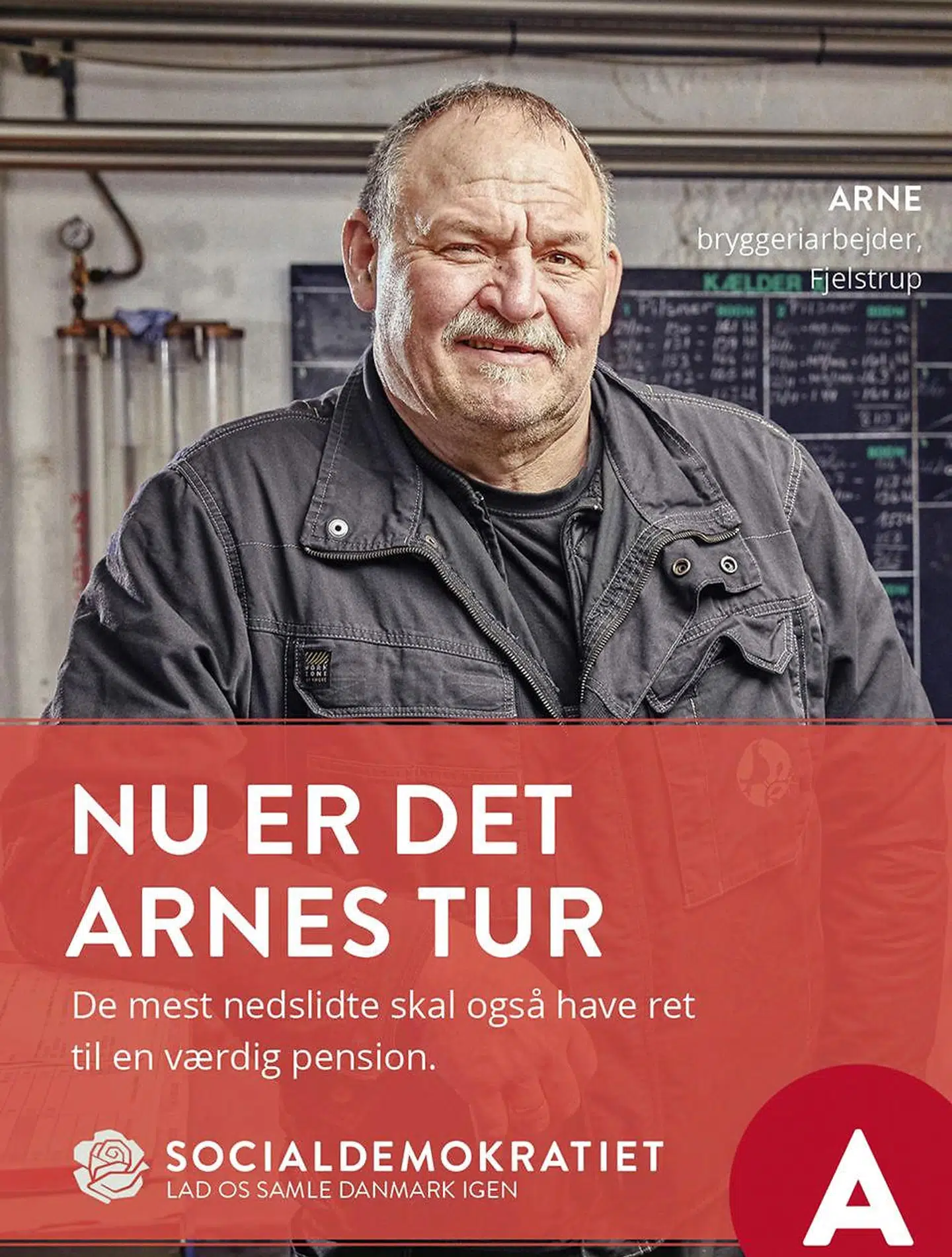 'Nu er det Arnes tur' stod der på Socialdemokratiets valgplakater. Men Arne Juhl, som optrådte på valgplakaterne, var skuffet over, at tidlig tilbagetrækning fra arbejdsmarkedet ikke var en del af regeringsprogrammet.