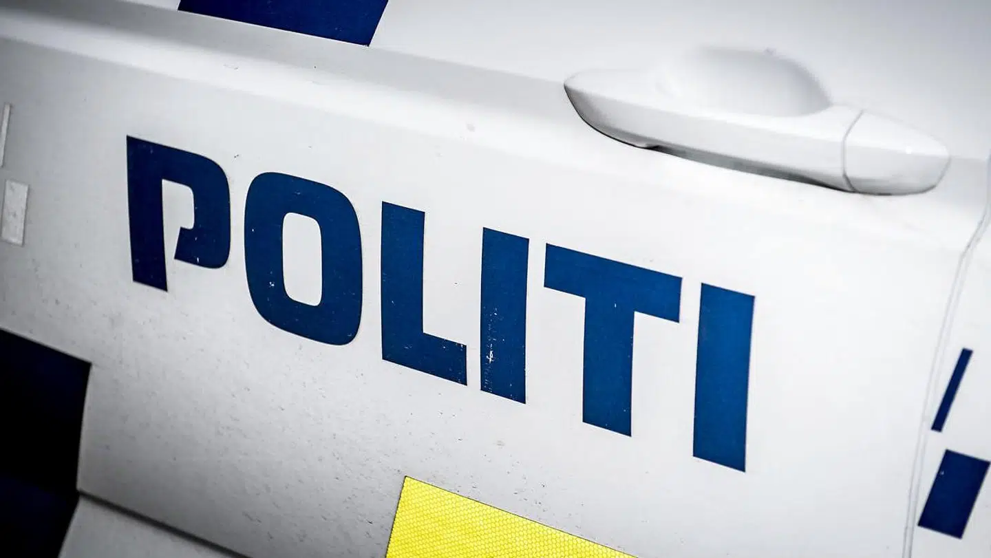 Politibil ved Københavns Byret, mandag den 4. marts 2019.