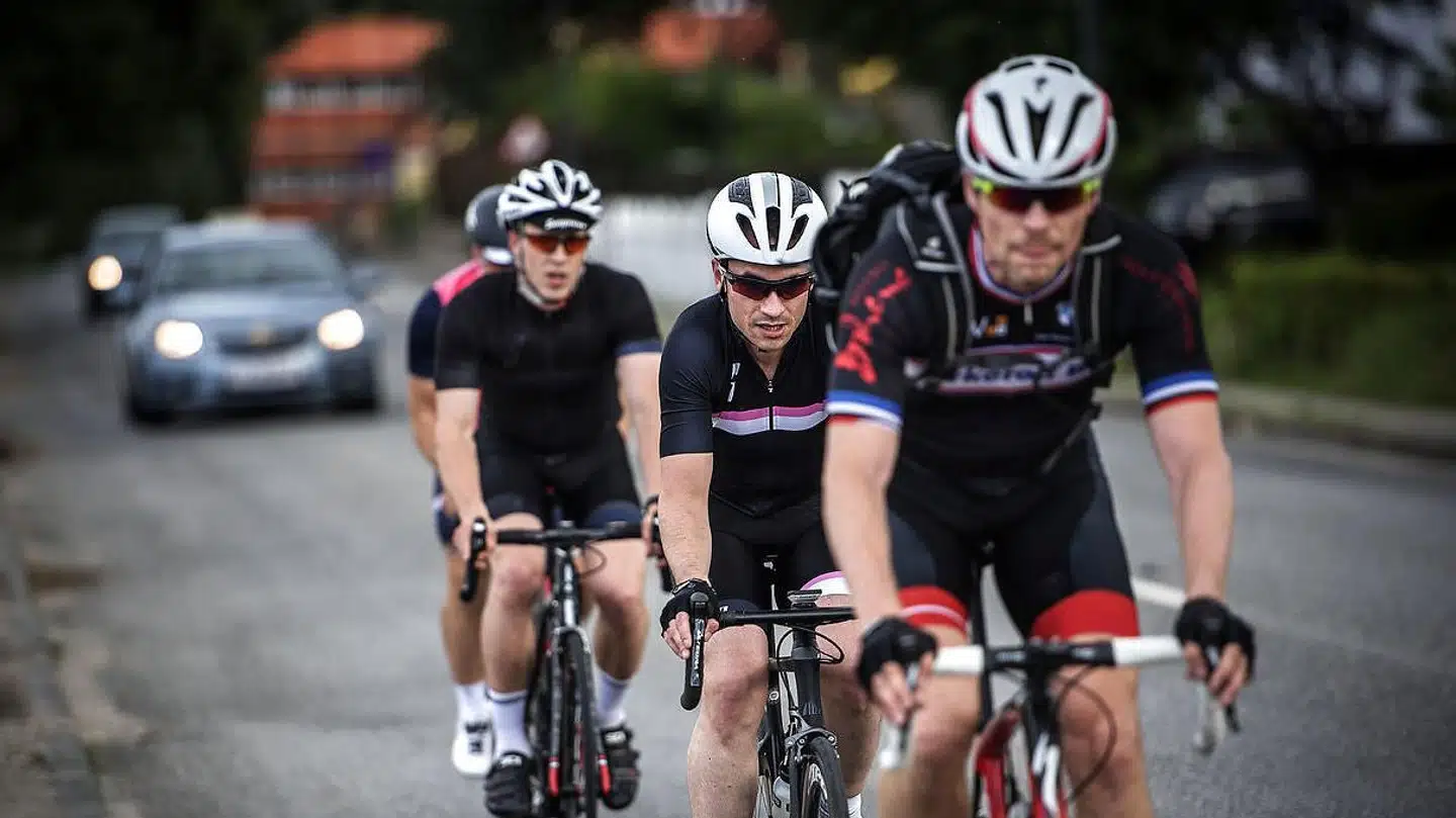 Cyklisterne har også et ansvar for ikke at fylde for meget.