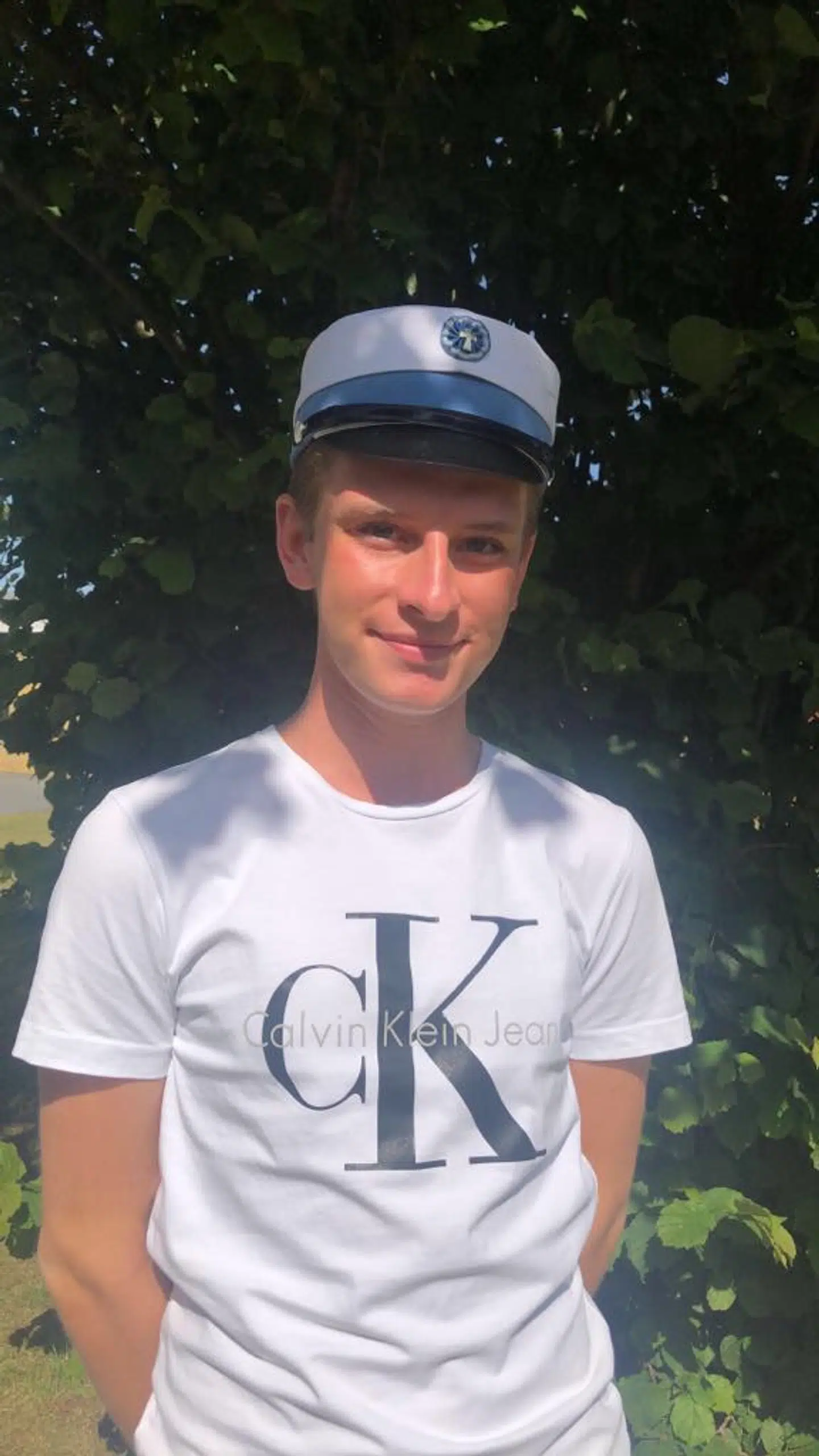 Kristian Viballe dagen derpå.