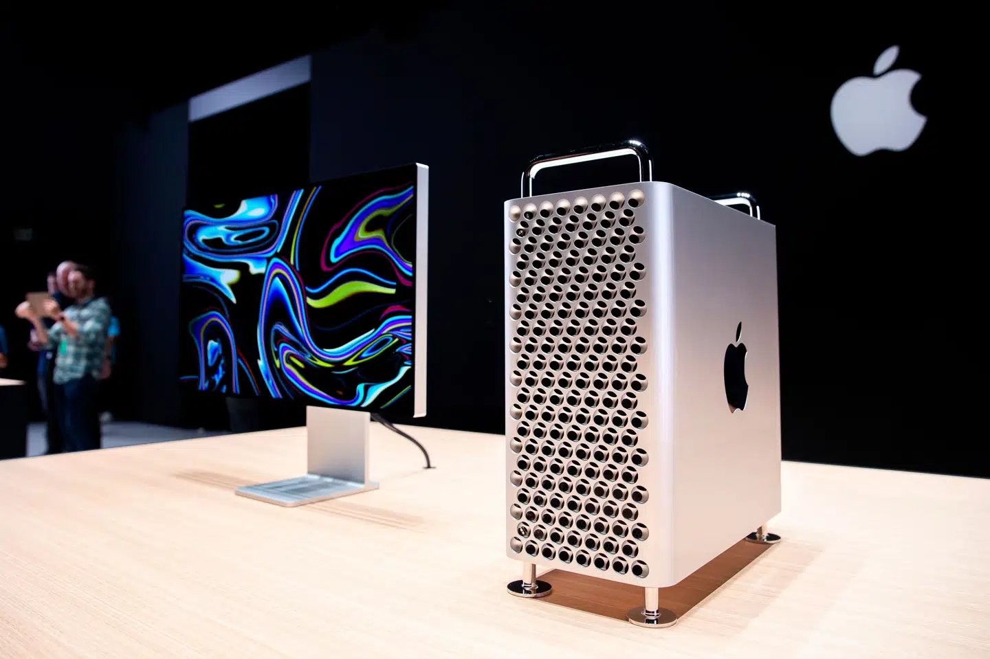 Apples nye Mac Pro-computer blev vist frem i juni på en konference i San Jose i Californien. Brittany Hosea-Small/Ritzau Scanpix