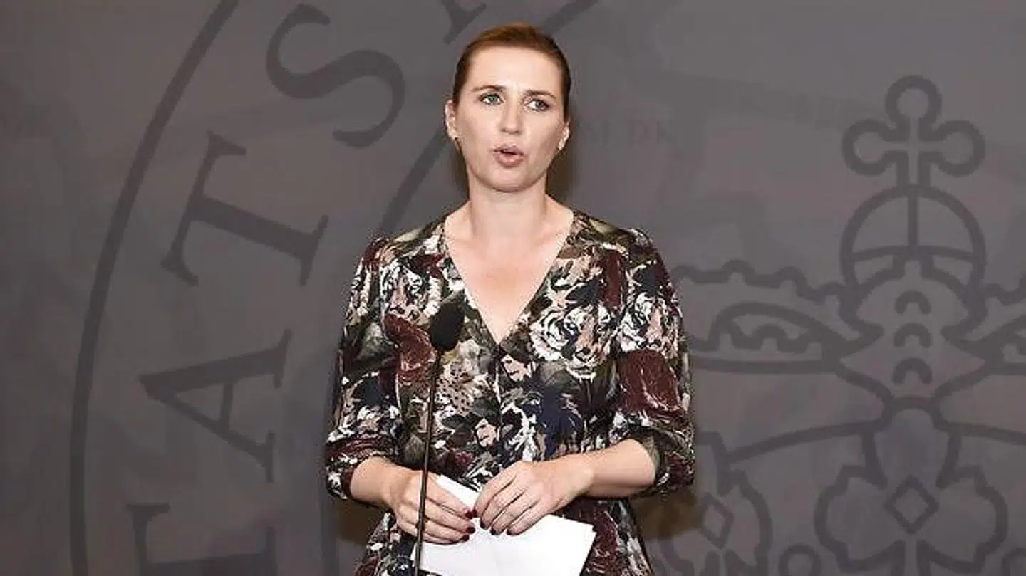 Mette Frederiksen i Statsministeriet.