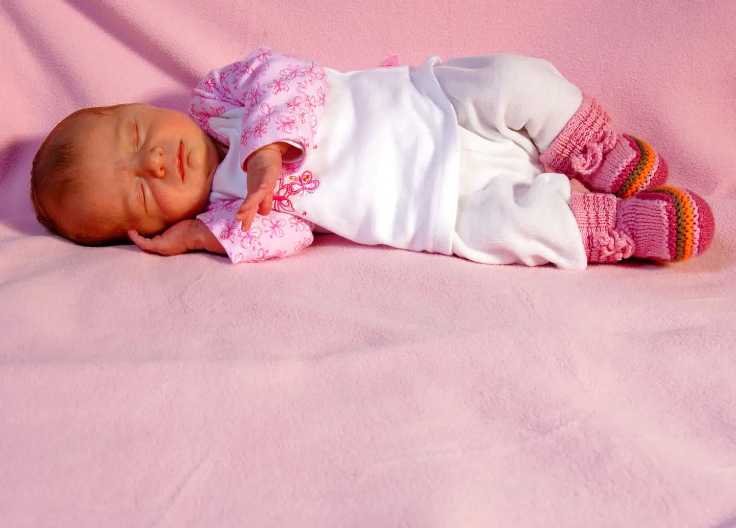 Nyfødt pige.
