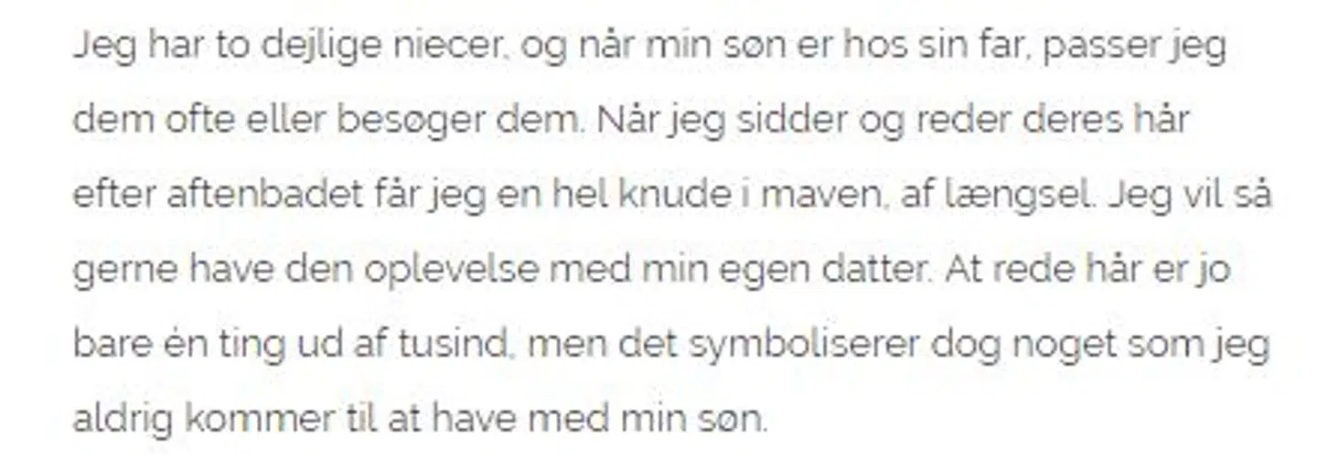 En mor på Min-Mave.dk skriver om, hvorfor hun brændende ønsker sig en datter
