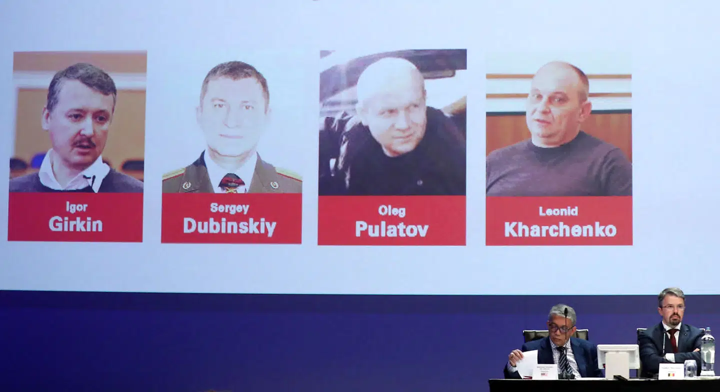 Igor Girkin, Sergey Dubinskiy, Oleg Pulatov og Leonid Kharchenko.