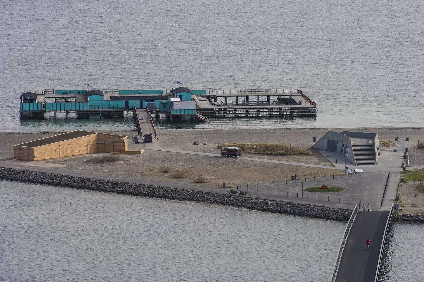 Lars Simonsen har brugt det seneste år på at svømme rundt om Danmark. Tirsdag ankommer han til Helgoland Badeanstalt. (Arkivfoto) Søren Bidstrup/Ritzau Scanpix
