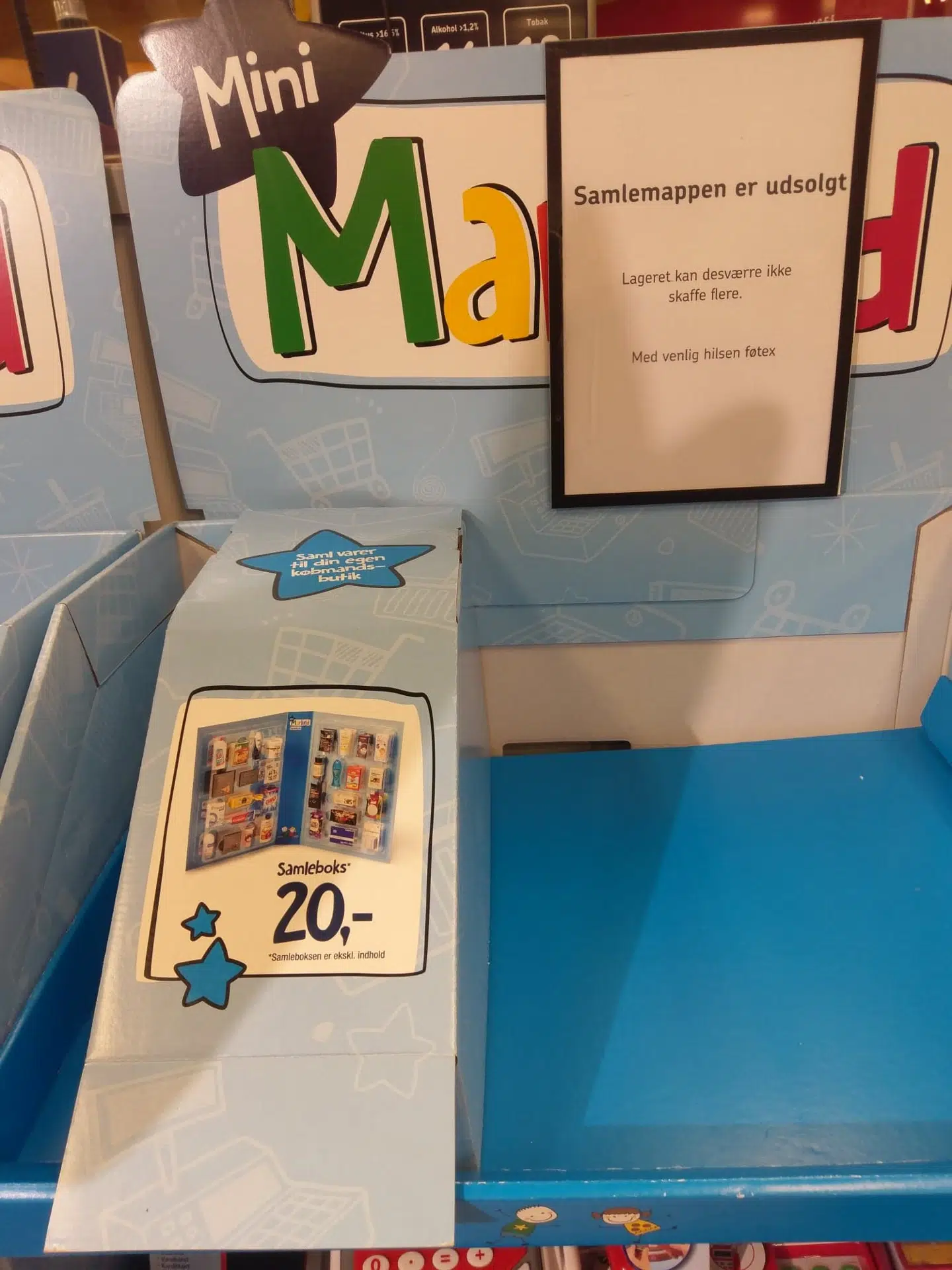 Kunder er sure over, at samlemappen er udsolgt.