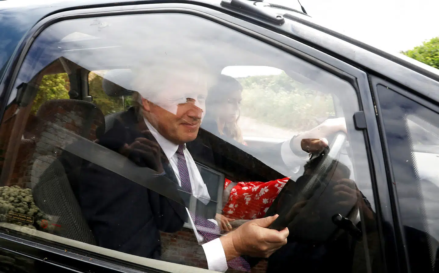 ARKIVFOTO af 55-årige Boris Johnson og kæresten Carrie Symonds, 31 år.