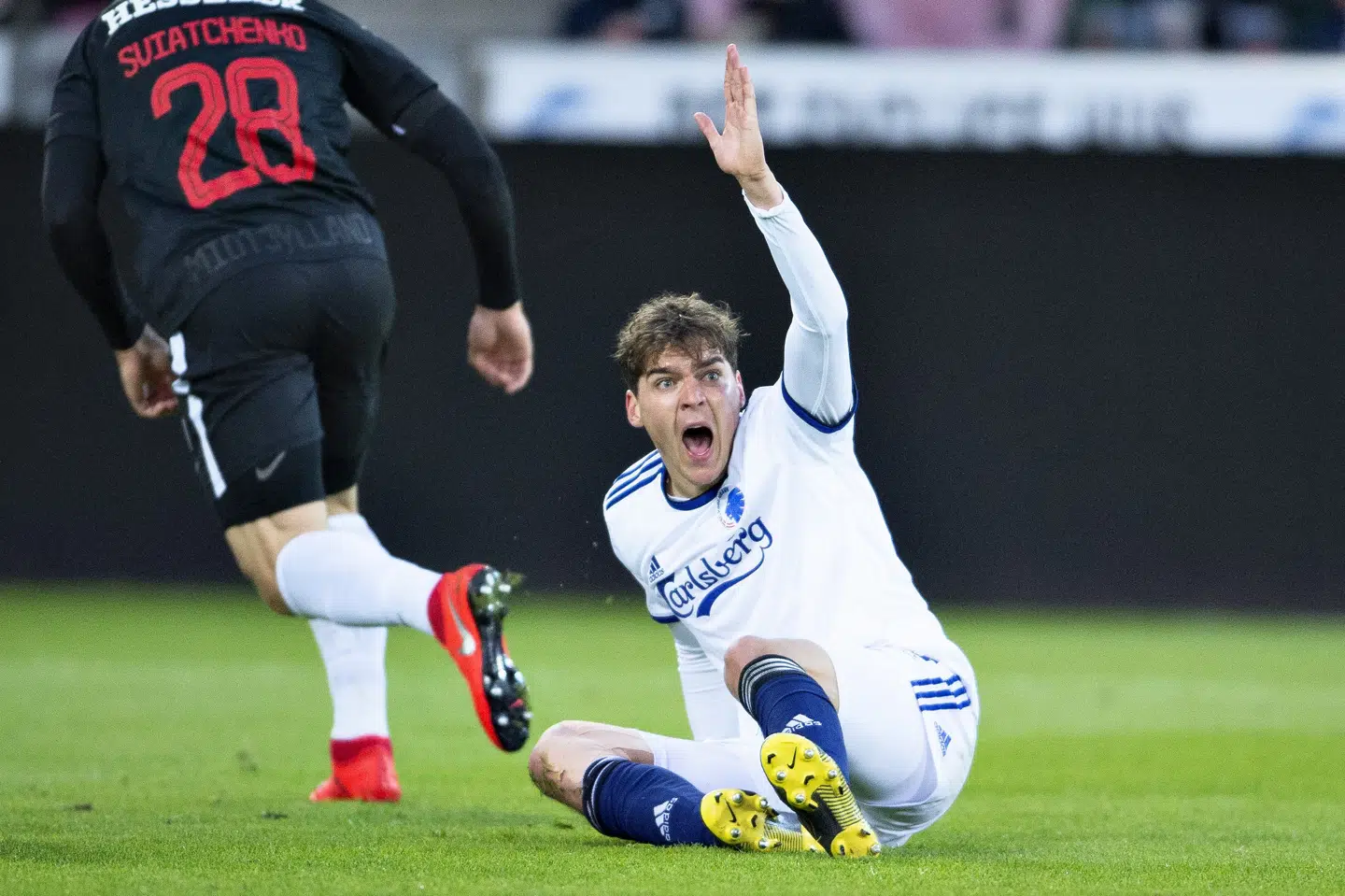 Hvis superligaspillerne fra sommeren 2020 føler sig snydt for et straffespark, kan VAR komme dem til undsætning. Henning Bagger/Ritzau Scanpix