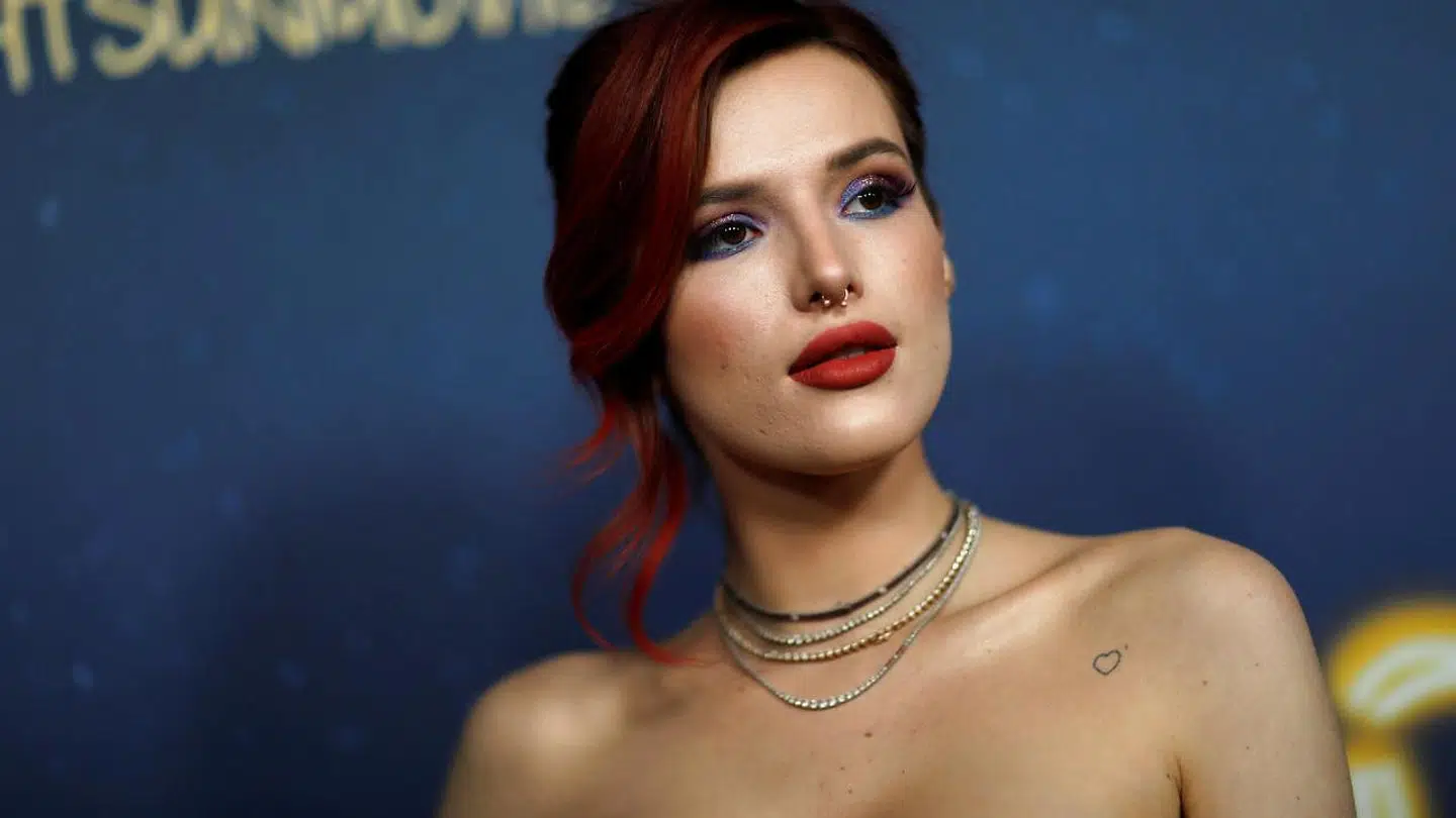 Her ses Bella Thorne i 2018. Hun har nu i kamp mod en hacker valgt at offentliggøre egne nøgenbilleder. REUTERS/Mario Anzuoni