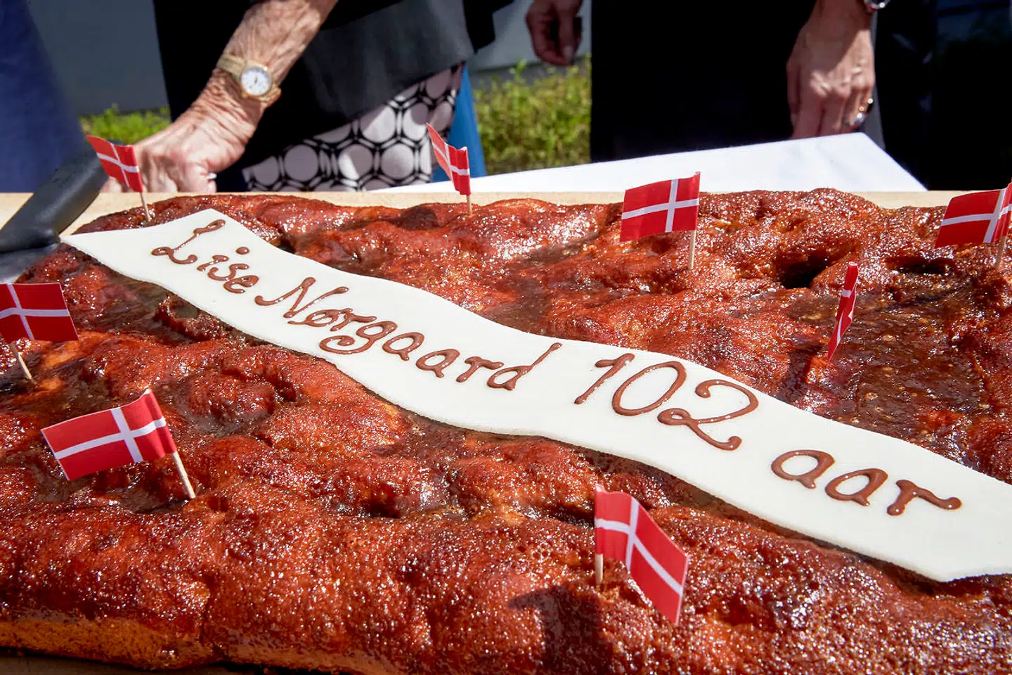 Forfatter Lise Nørgaard fejrede sin 102 års-dag i Korsbæk på Bakken