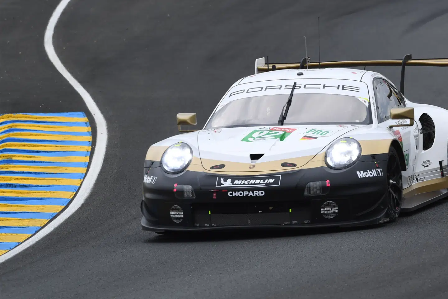 Michael Christensens Porsche sluttede som nummer ti i GTE Pro-klassen i Le Mans. (Arkiv) Fred Tanneau/Ritzau Scanpix