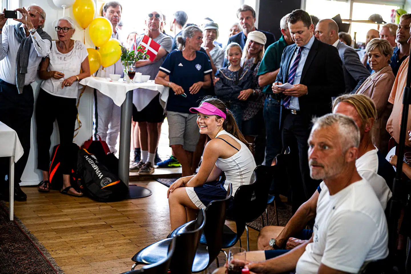 Prinsesse Isabella var også til stede ved fejringen af Holger Rune. Hun spiller ligesom tenniskometen også i HIK.