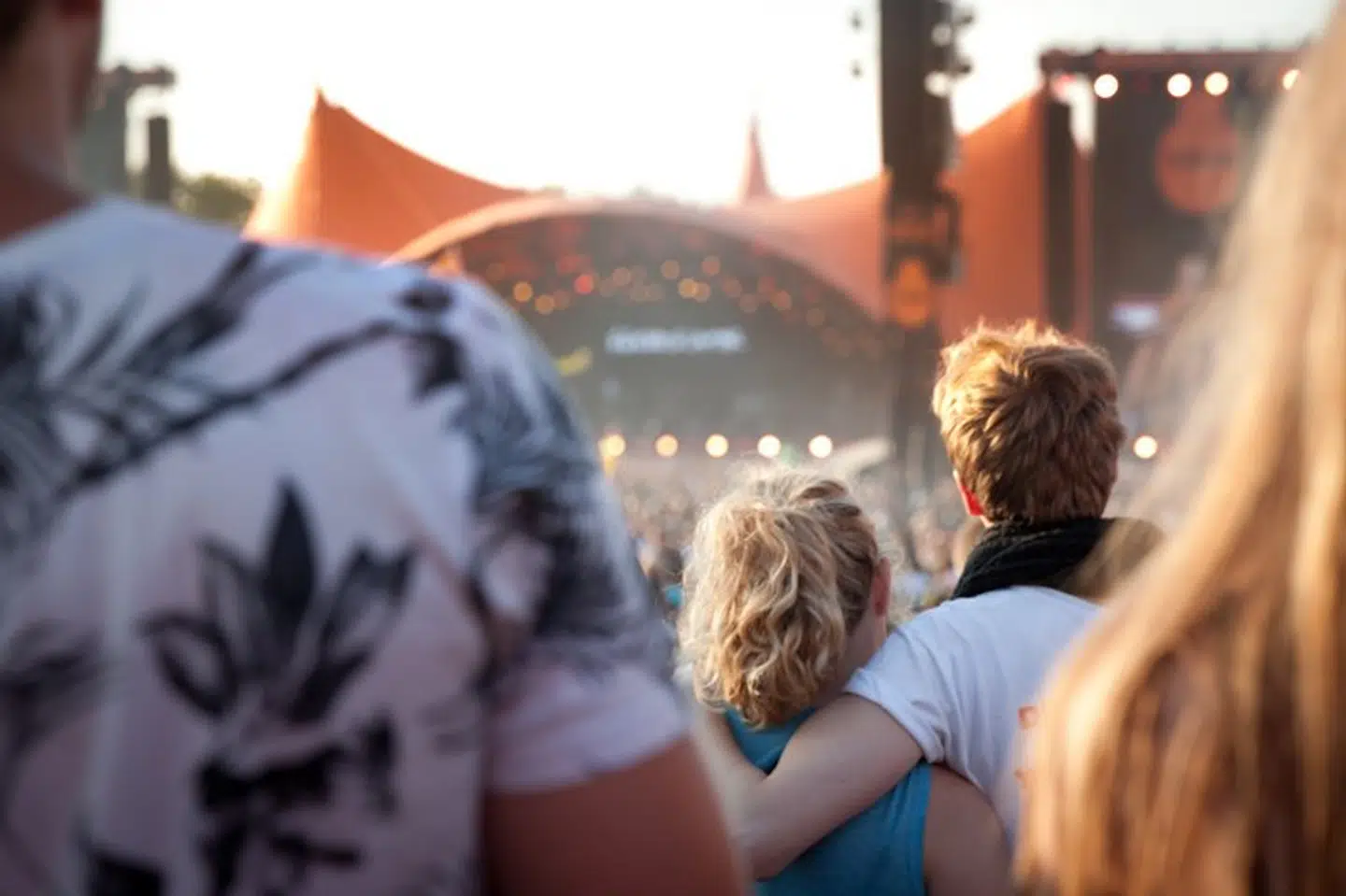 Publikum på Roskilde.