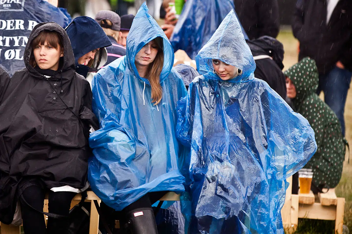 Der er mere regn på vej de kommende dage. Især lørdag ser våd ud, lyder det fra DMI. Billedet er nogle år gammel og taget på Northside Festivallen i Aarhus. (Arkivfoto)