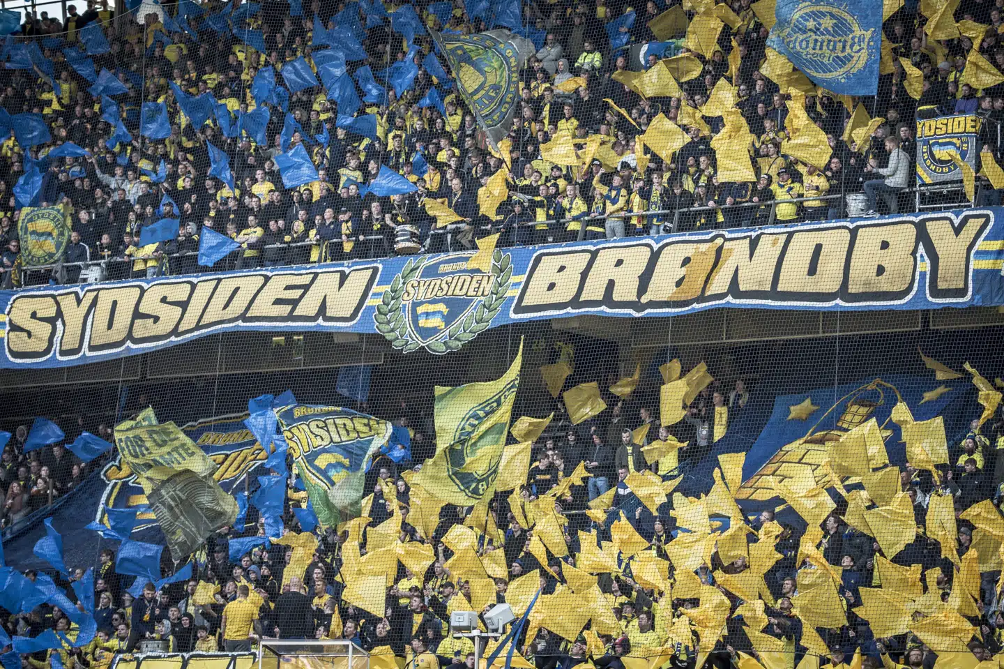 Det bliver sværere for karantæneramte fodboldfans at komme ind på Brøndby Stadion i fremtiden. Mads Claus Rasmussen/Ritzau Scanpix
