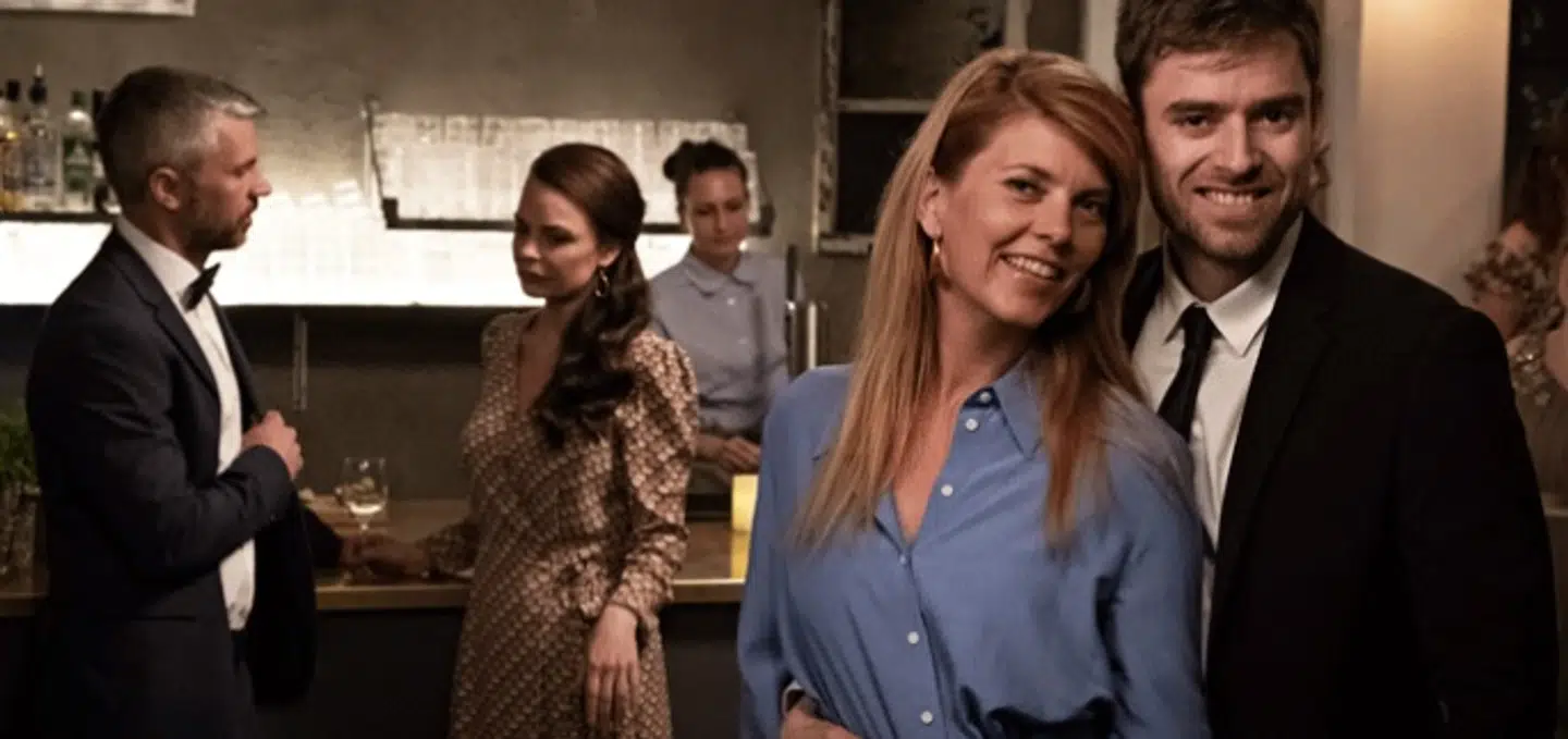 Lærke Winther og Johannes Nymark spiller de danske hovedroller i den nye dramaserie fra TV2.