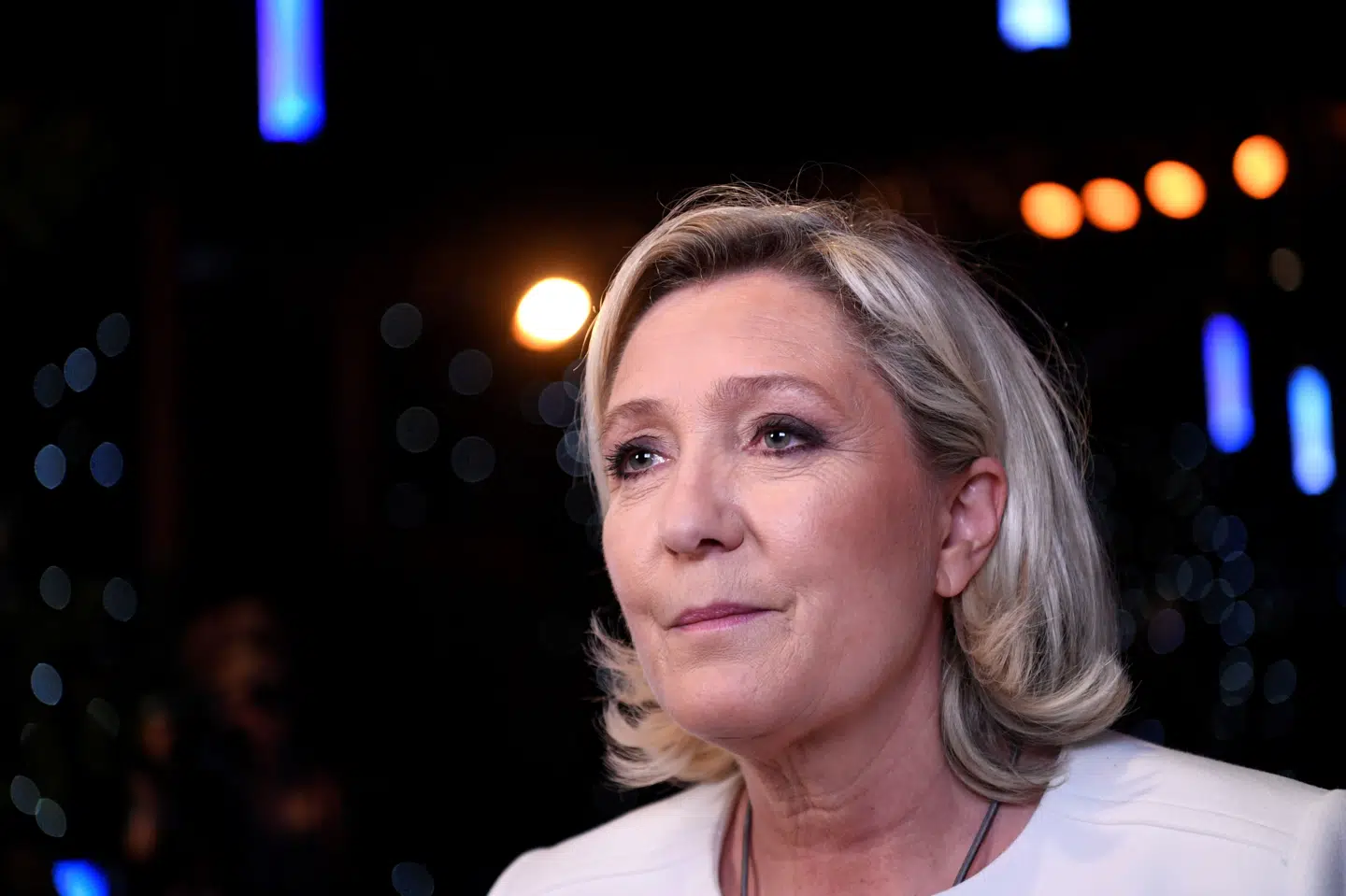 Marine Le Pen tweetede billeder af drab udført af Islamisk Stat, efter at franske medier havde sammenlignet hendes parti med den militante gruppe. Bertrand Guay/Ritzau Scanpix
