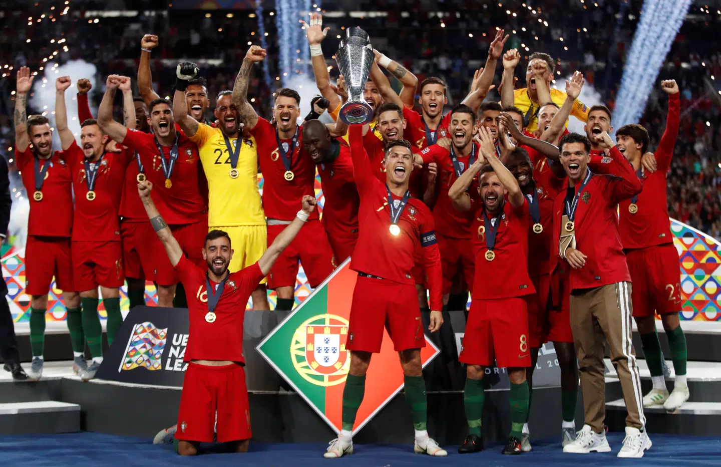 Søndag vandt Cristiano Ronaldo og Portugal Nations League.