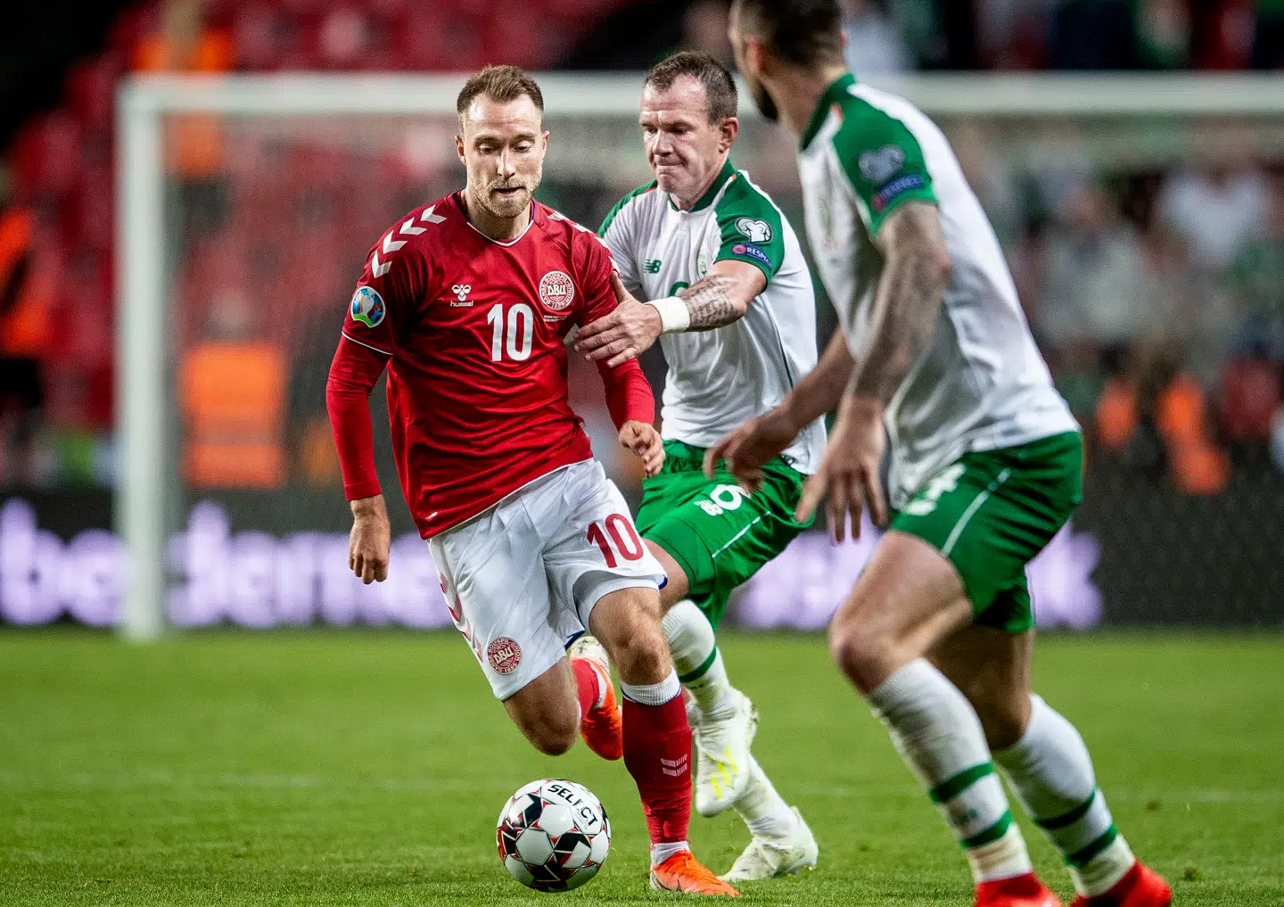Eriksen og det danske landshold skuffede fredag med 1-1 mod Irland i Parken.