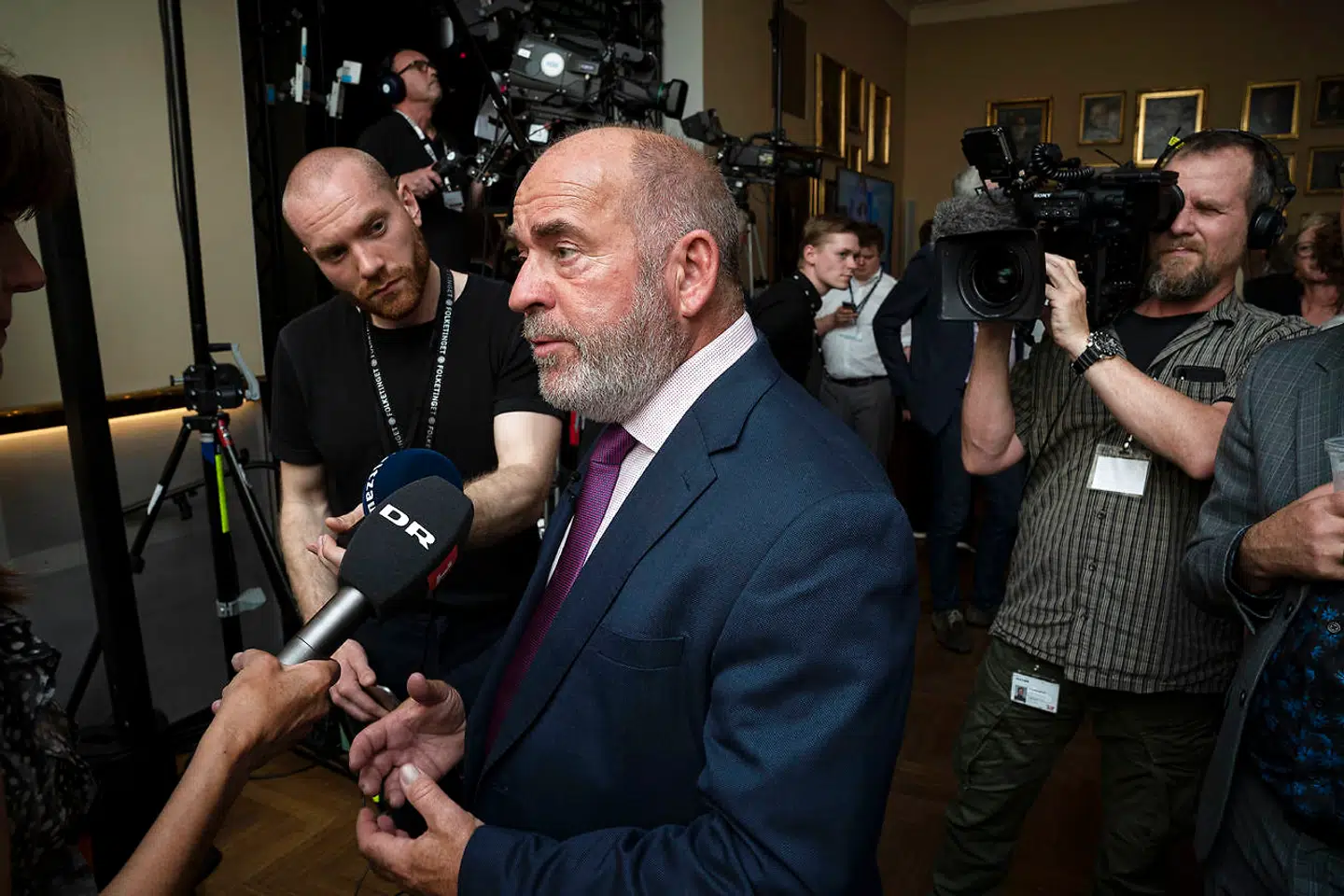 Søren Espersen under valgaftenen onsdag.