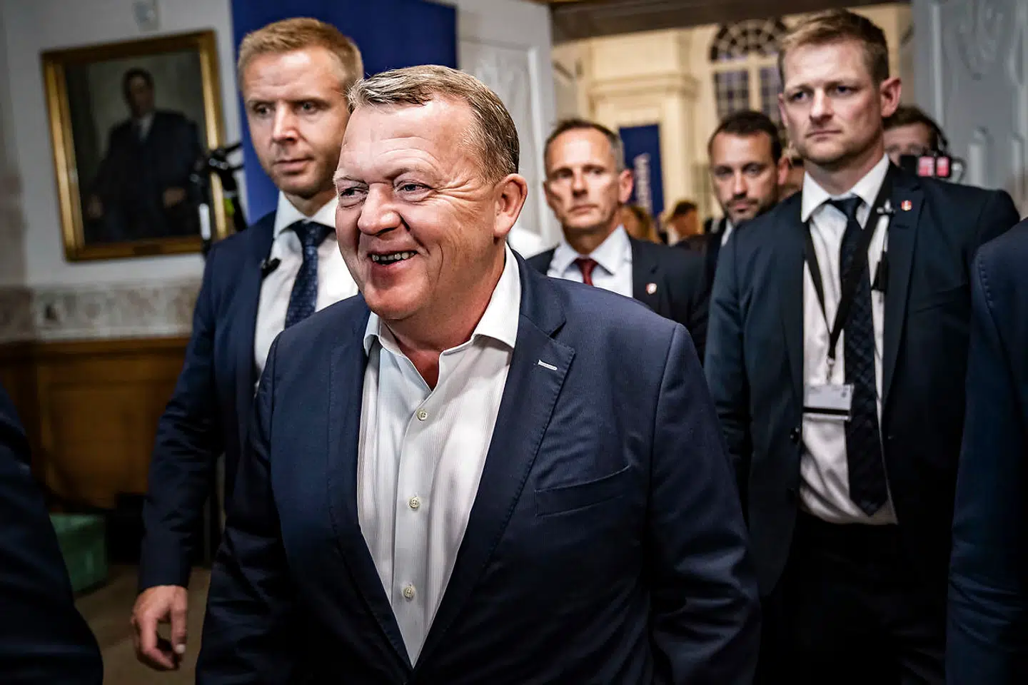 Lars Løkke Rasmussen. Venstres valgfest på Christiansborg i forbindelse med folketingsvalget 2019.