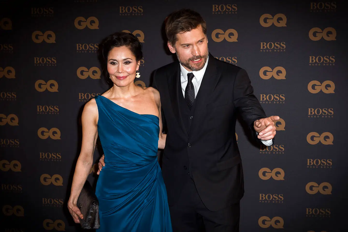 Coster-Waldau og hans hustru Nukâka.