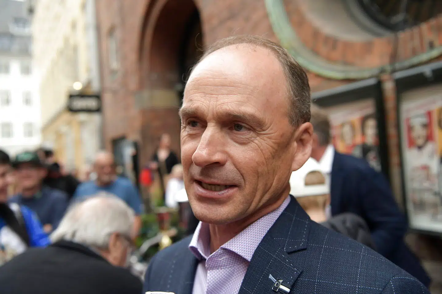 Hans Nielsen ved mandagens forpremiere.