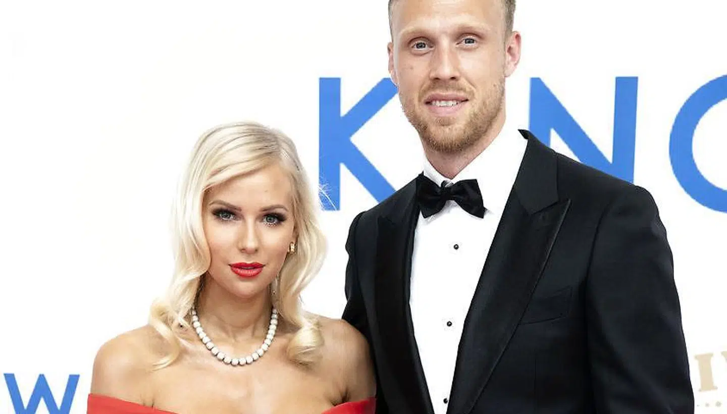 Nicolai Jørgensen og Theresa Kofoed Jørgensen ved velgørenhedsgalla den 2. juni.
