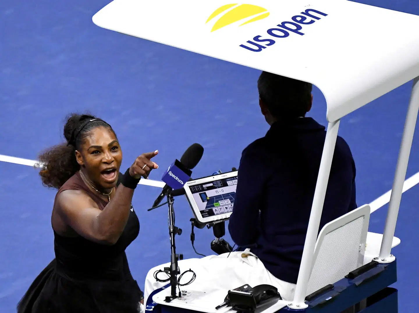 Serena Williams angreb under sidste års US Open-finale dommeren verbalt.