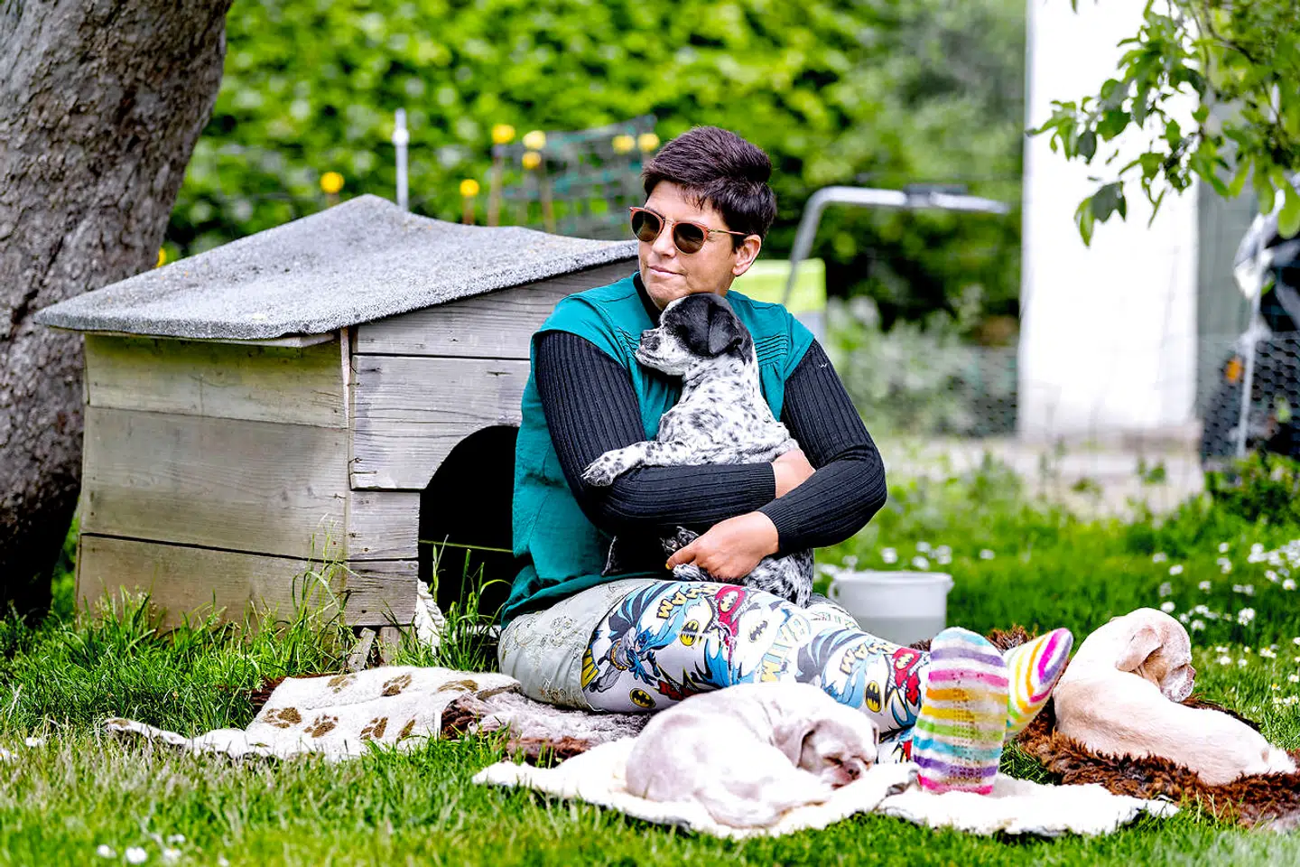 Marlene Simoni bor i dag med sin mand, sin yngste søn og sine fire hunde i Rødovre.